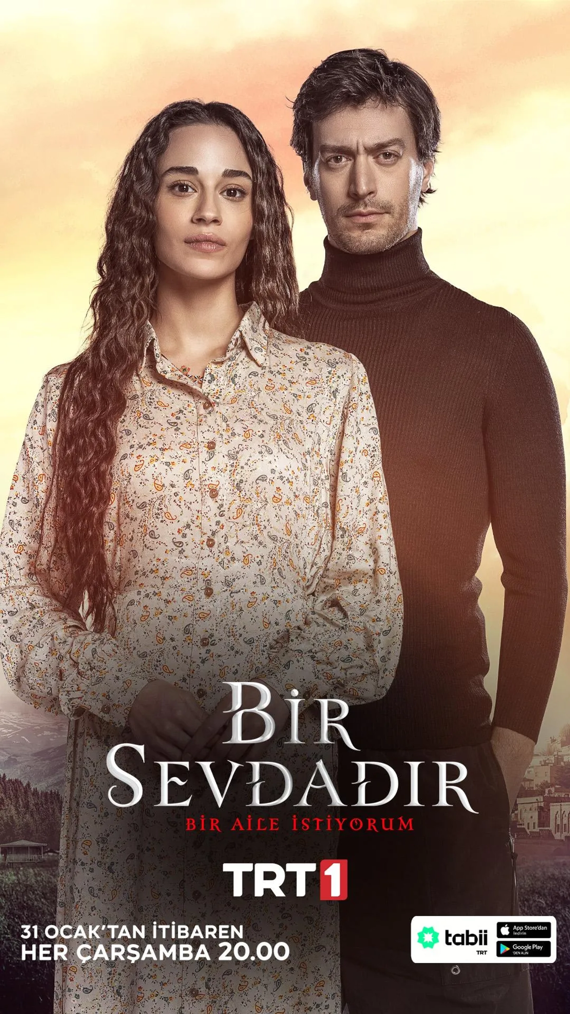 Feyyaz Serifoglu and Sude Zulal Güler in Bir Sevdadir (2024)