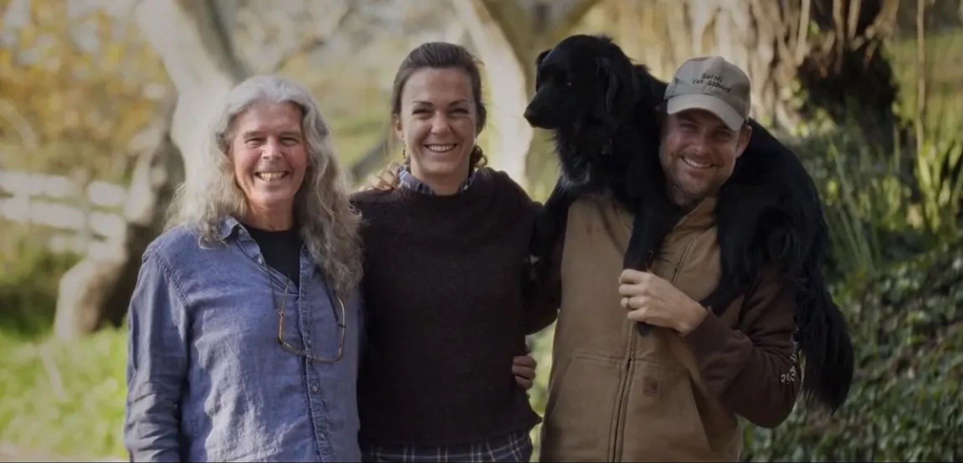 Molly Chester, Alan York, Todd, and John Chester in The Biggest Little Farm (2018)