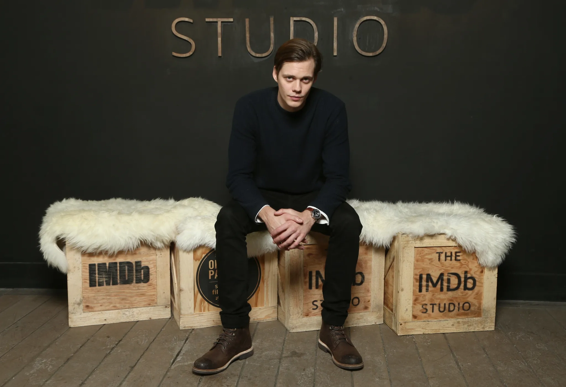 Bill Skarsgård at an event for Assassination Nation (2018)