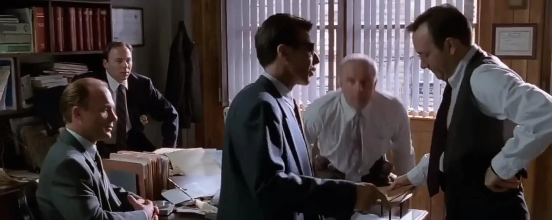 Al Pacino, Kevin Spacey, and Ed Harris in Glengarry Glen Ross (1992)