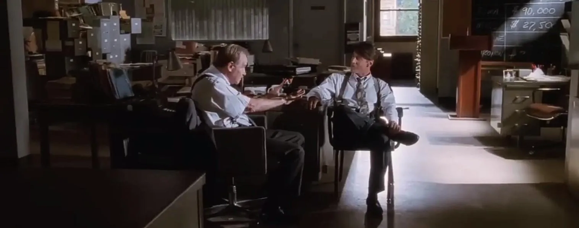 Al Pacino and Jack Lemmon in Glengarry Glen Ross (1992)