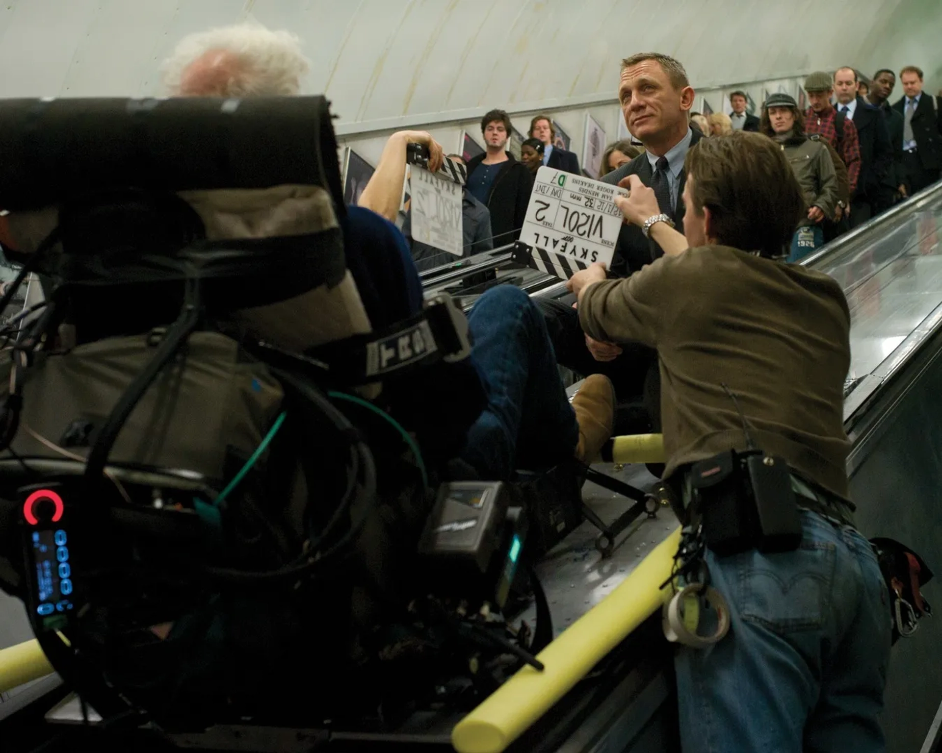 Roger Deakins and Daniel Craig in Skyfall (2012)