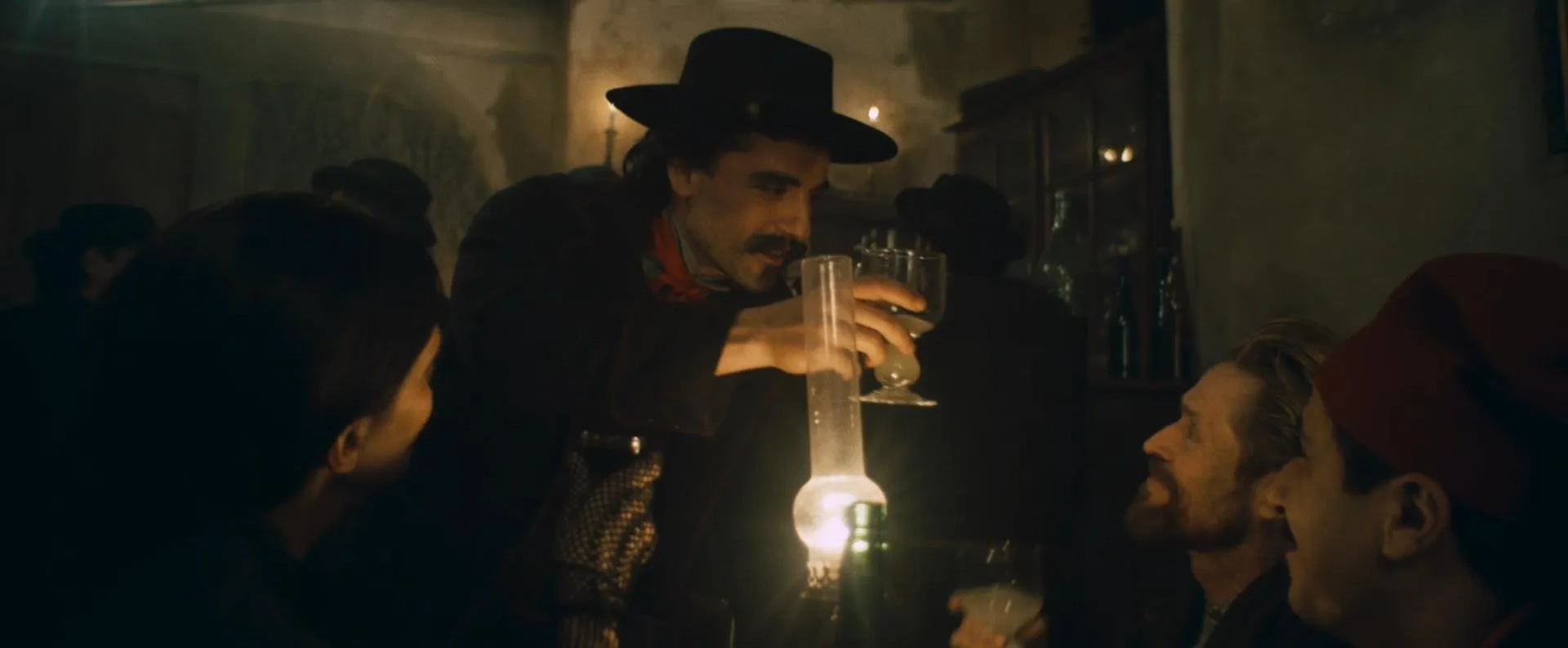 Willem Dafoe and Oscar Isaac in At Eternity's Gate (2018)