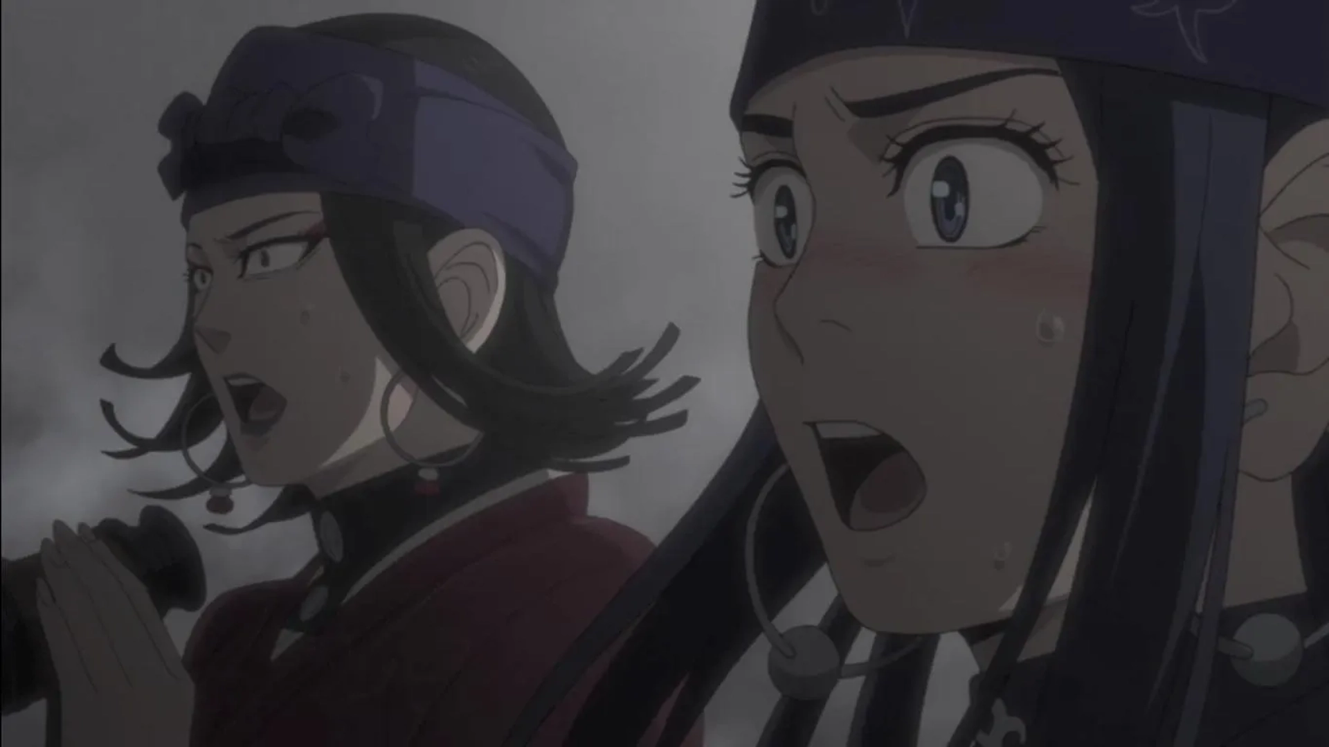 Mamiko Noto and Haruka Shiraishi in Golden Kamuy (2018)