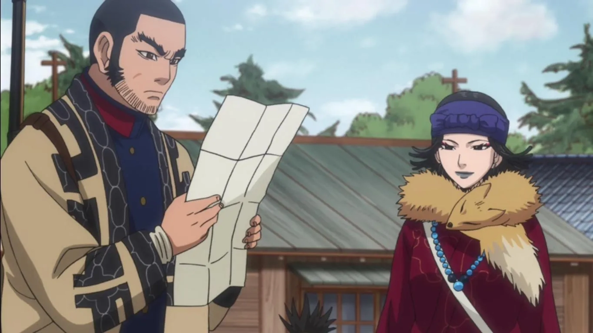 Mamiko Noto and Yoshimasa Hosoya in Golden Kamuy (2018)