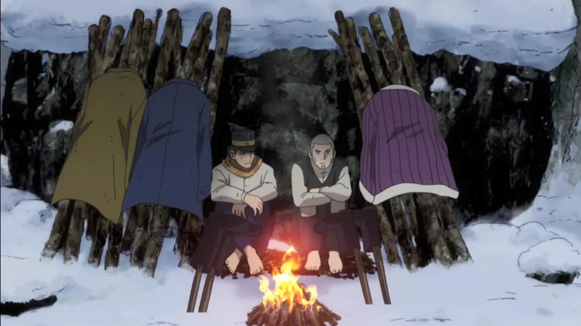 Kentarô Itô and Chikahiro Kobayashi in Golden Kamuy (2018)