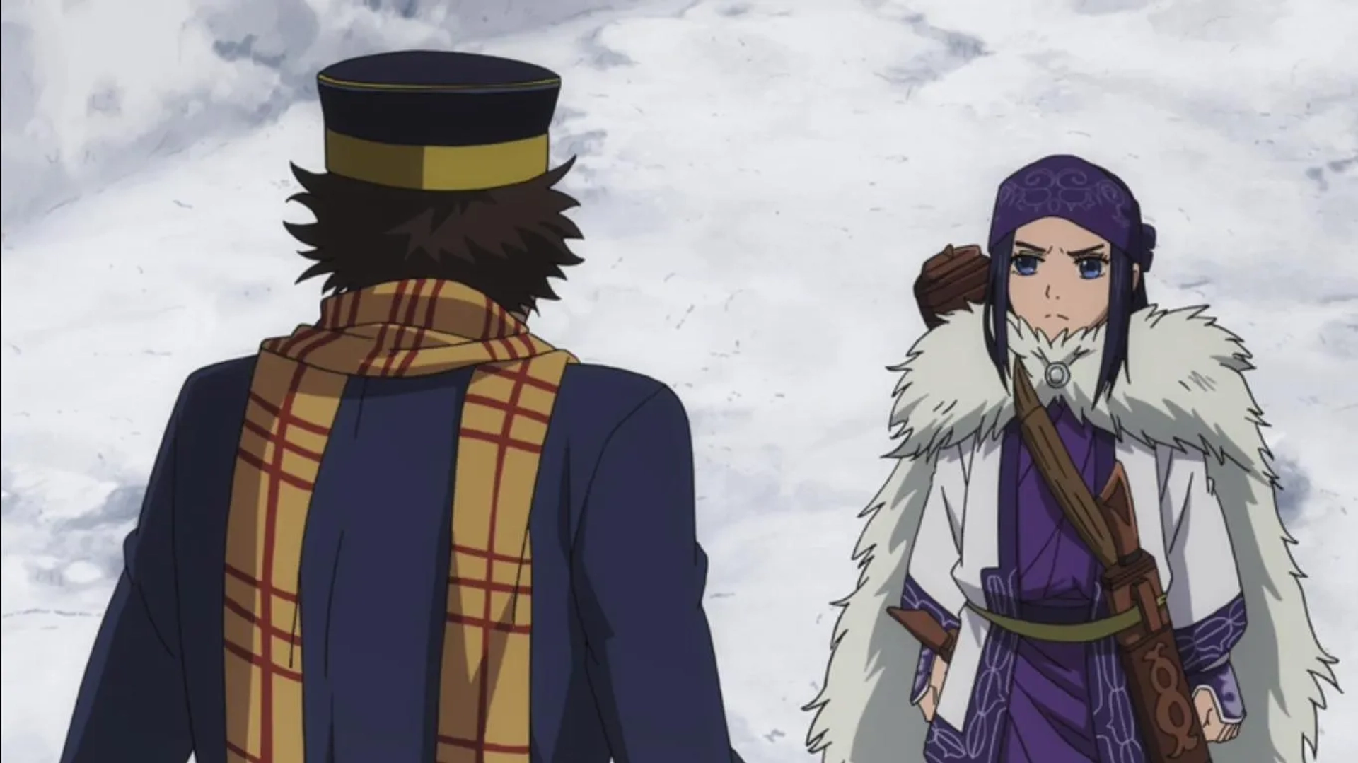 Haruka Shiraishi and Chikahiro Kobayashi in Golden Kamuy (2018)