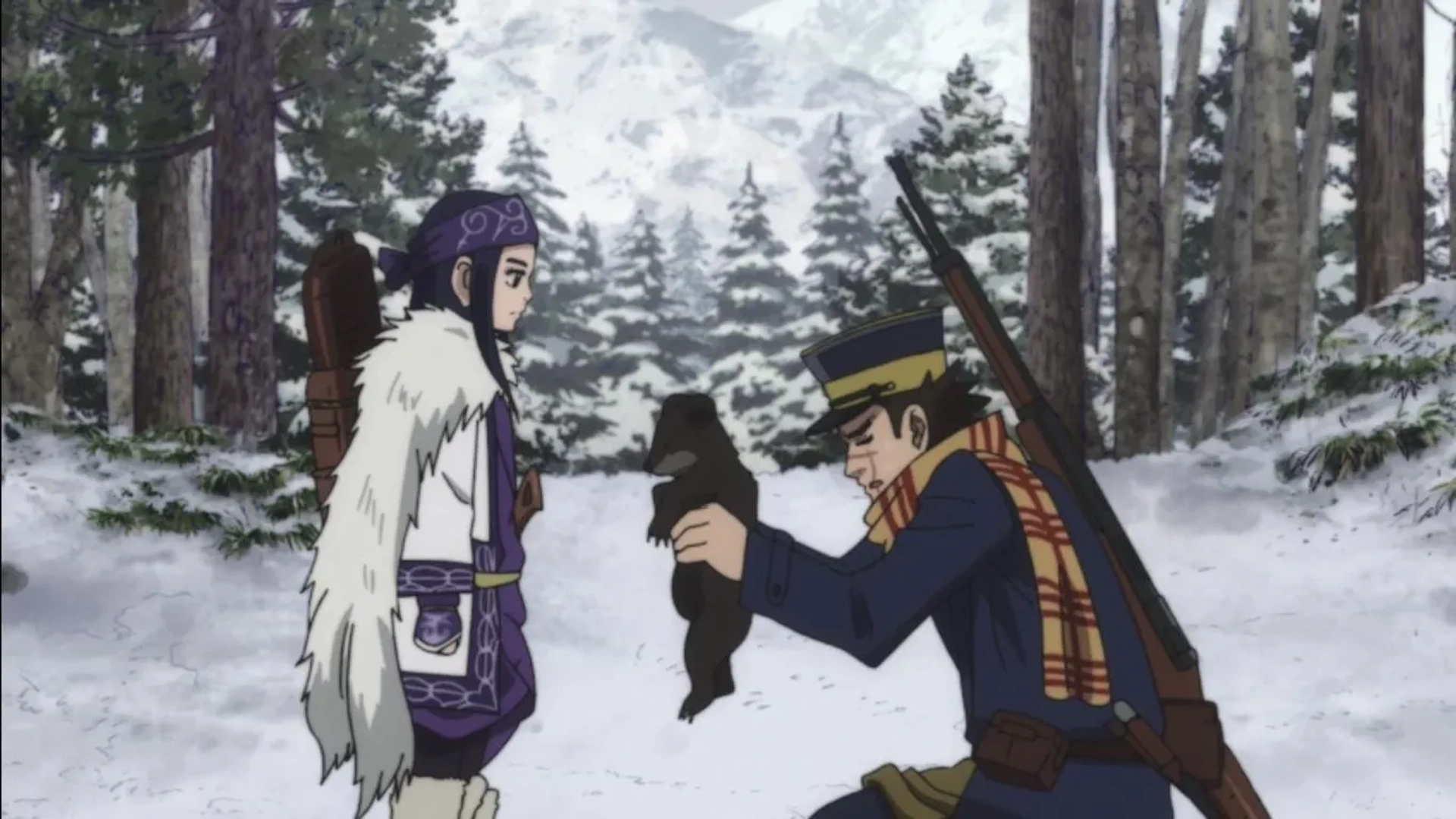 Haruka Shiraishi and Chikahiro Kobayashi in Golden Kamuy (2018)