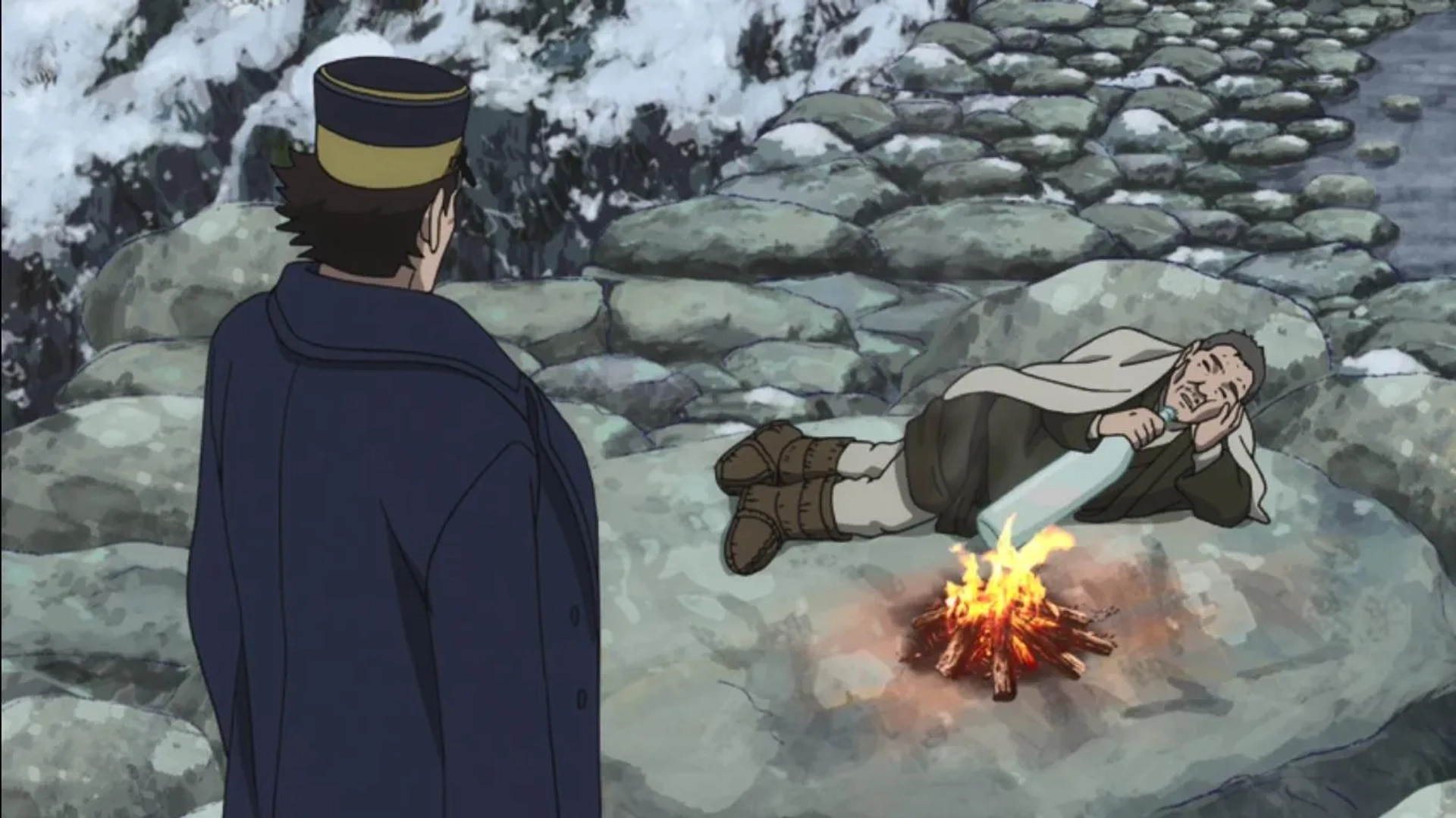 Yutaka Aoyama and Chikahiro Kobayashi in Golden Kamuy (2018)