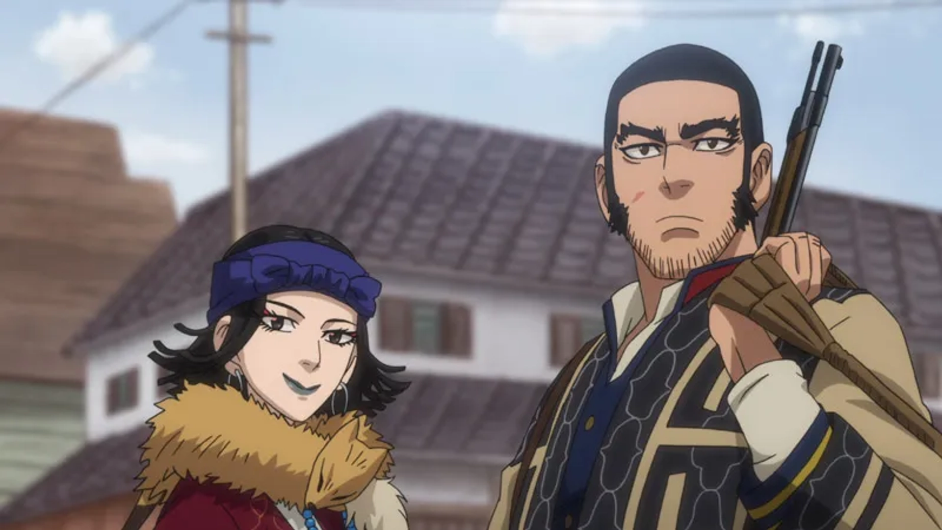 Mamiko Noto and Yoshimasa Hosoya in Golden Kamuy (2018)