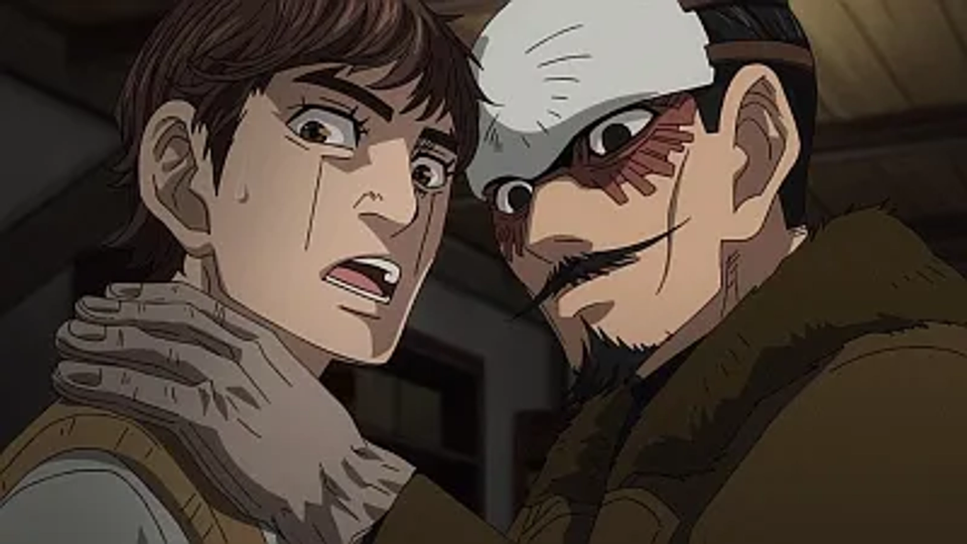 Hôchû Ôtsuka and Yuma Uchida in Golden Kamuy (2018)