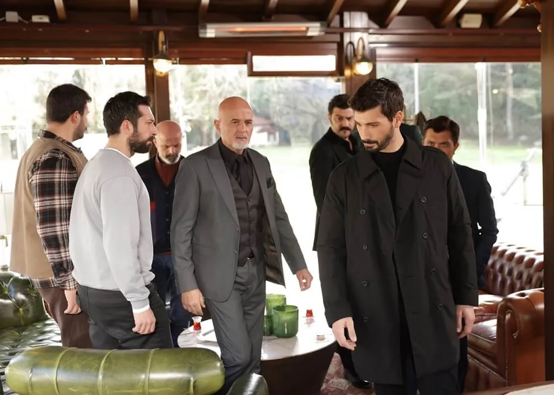 Özgür Emre Yildirim, Cem Emüler, Mazhar Alican Ugur, Emre Bulut, Deniz Can Aktas, Haydar Sisman, and Burak Sevinç in Boundless Love (2023)