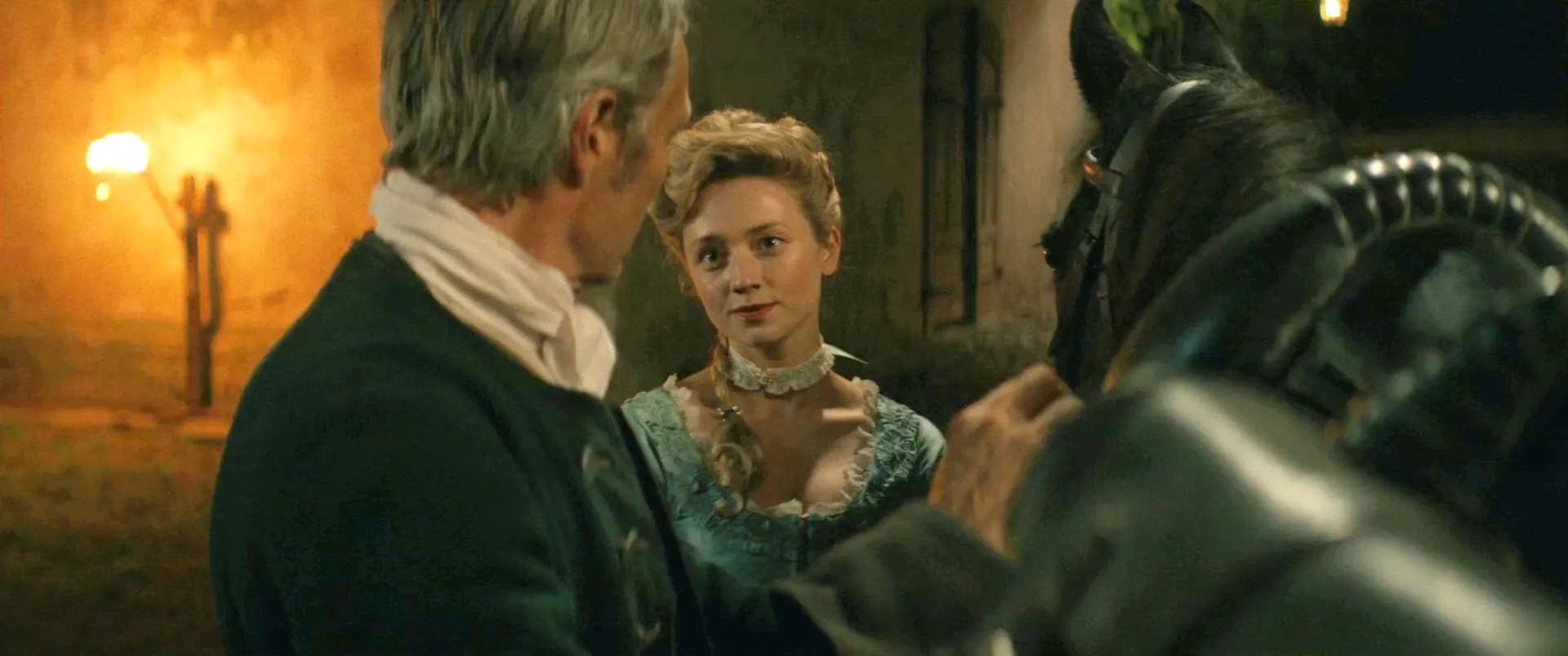 Mads Mikkelsen and Kristine Kujath Thorp in The Promised Land (2023)