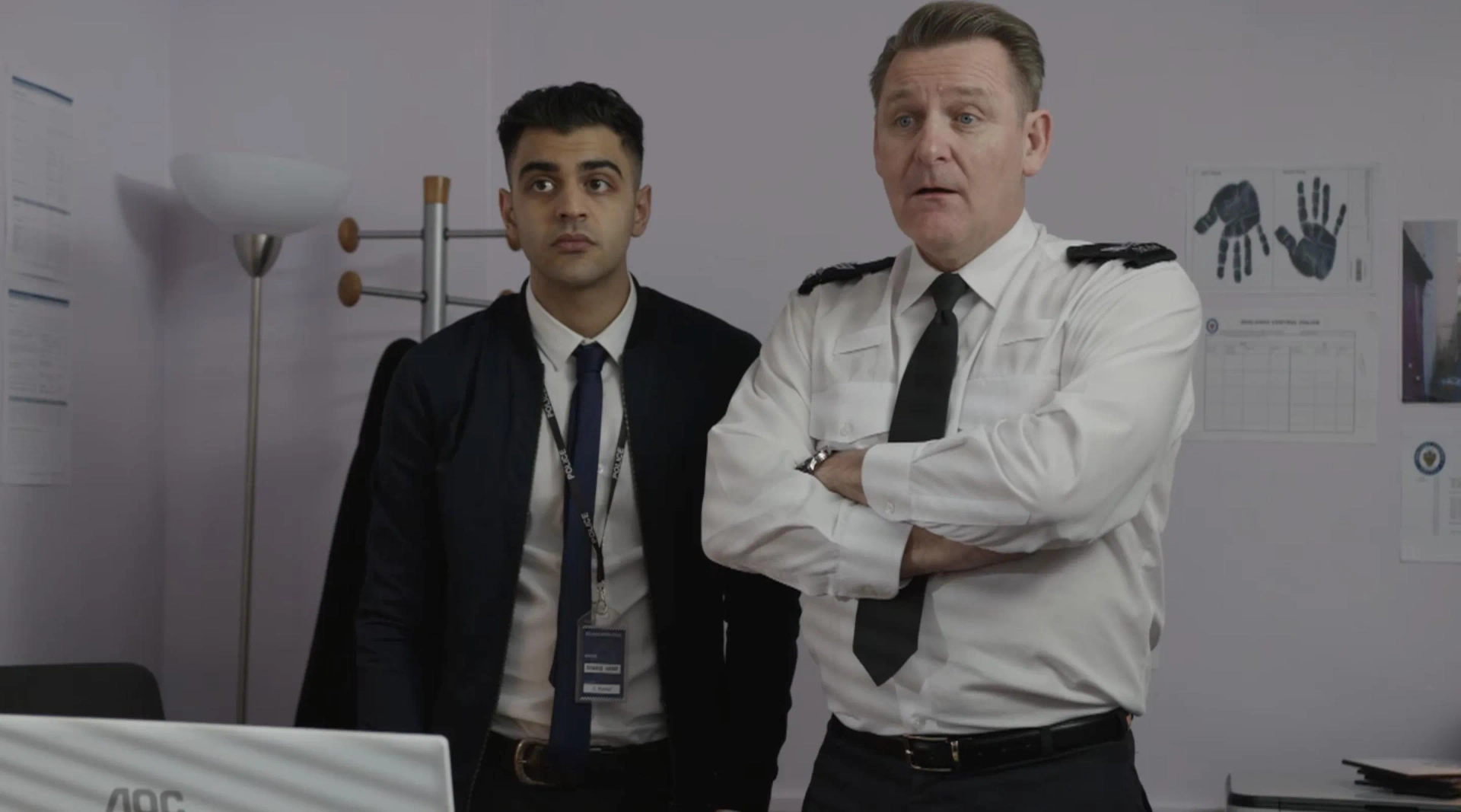 Sunjay Midda alongside Chris Walker in BBC Doctors