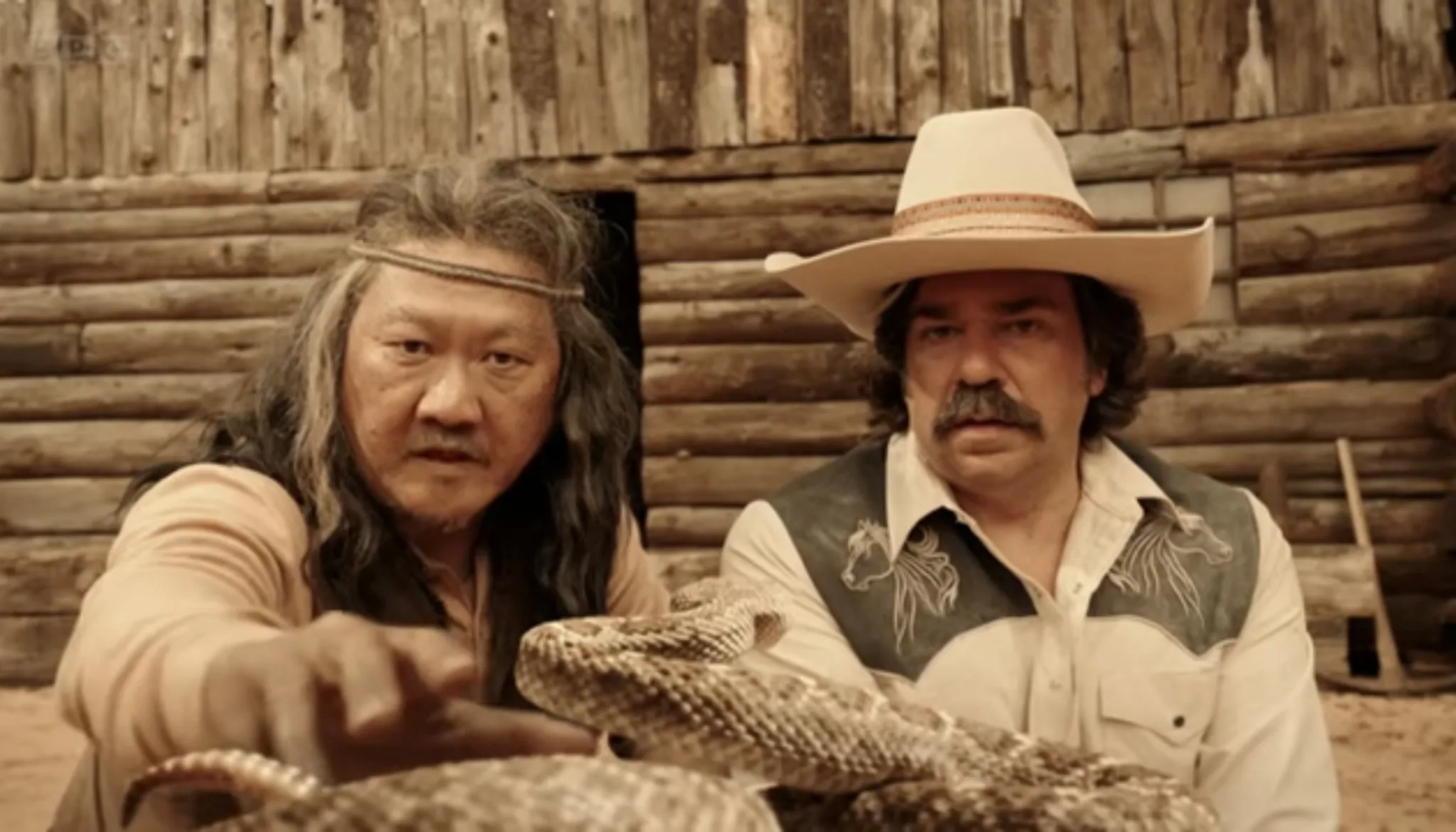 Benedict Wong and Matt Berry in Toast of Tinseltown (2022)