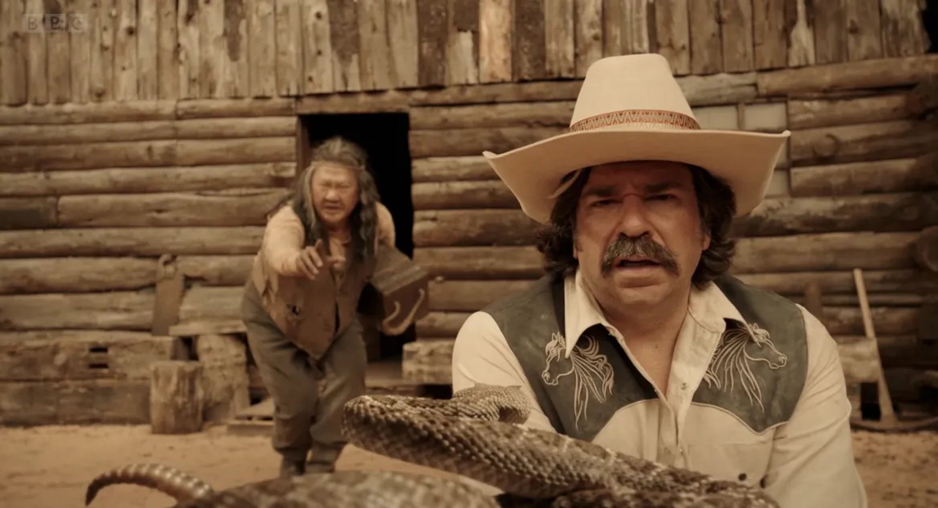 Benedict Wong and Matt Berry in Toast of Tinseltown (2022)