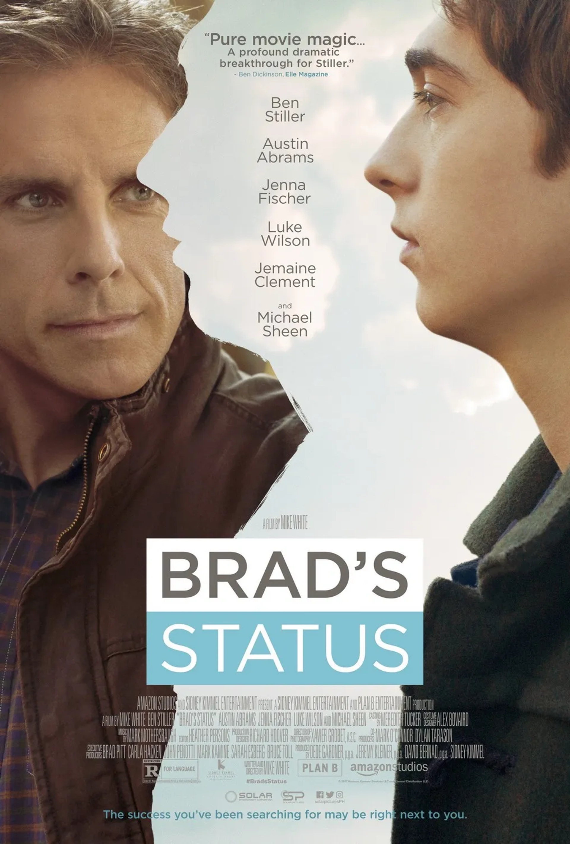 Ben Stiller and Austin Abrams in Brad's Status (2017)