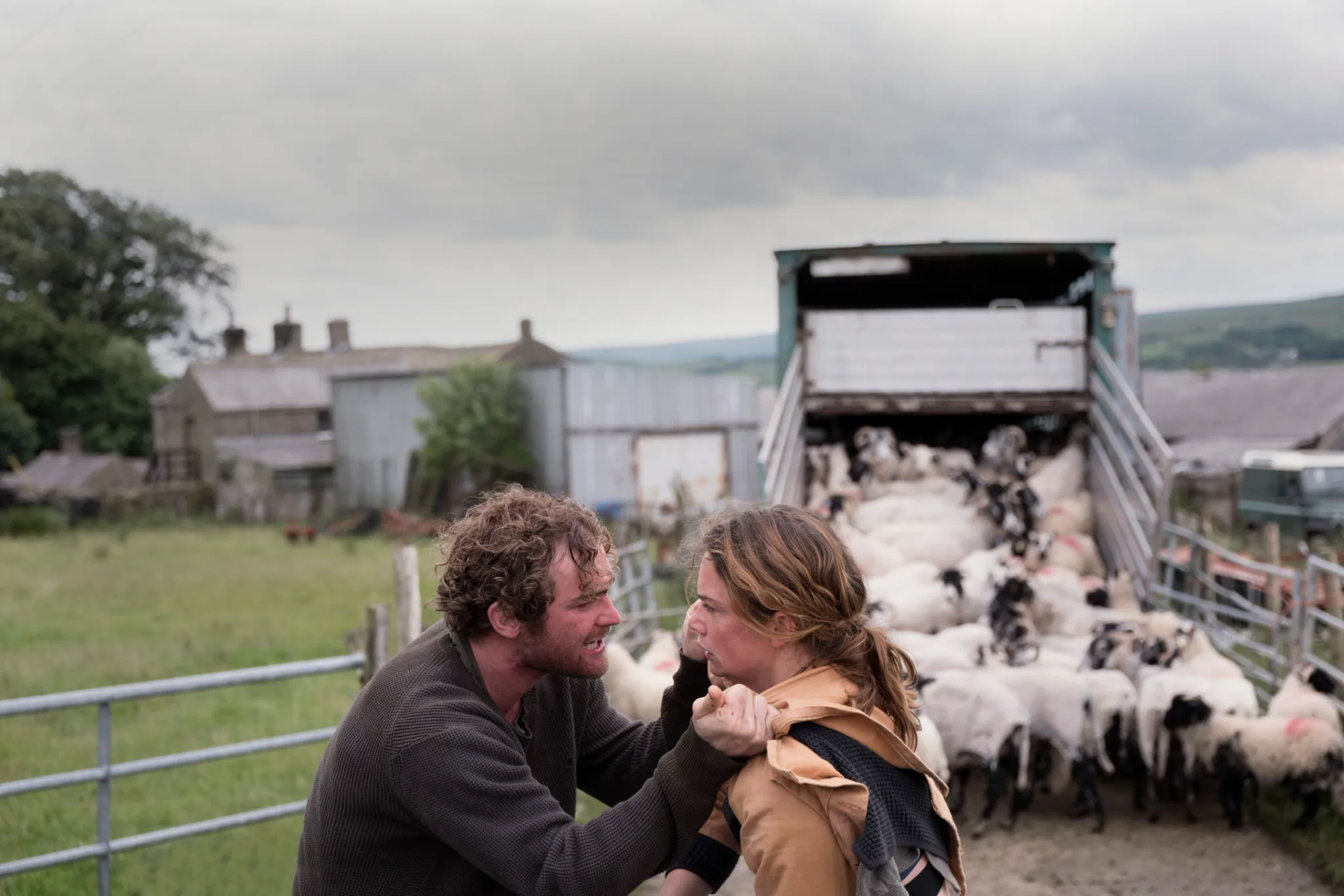 Ruth Wilson and Mark Stanley in Dark River (2017)