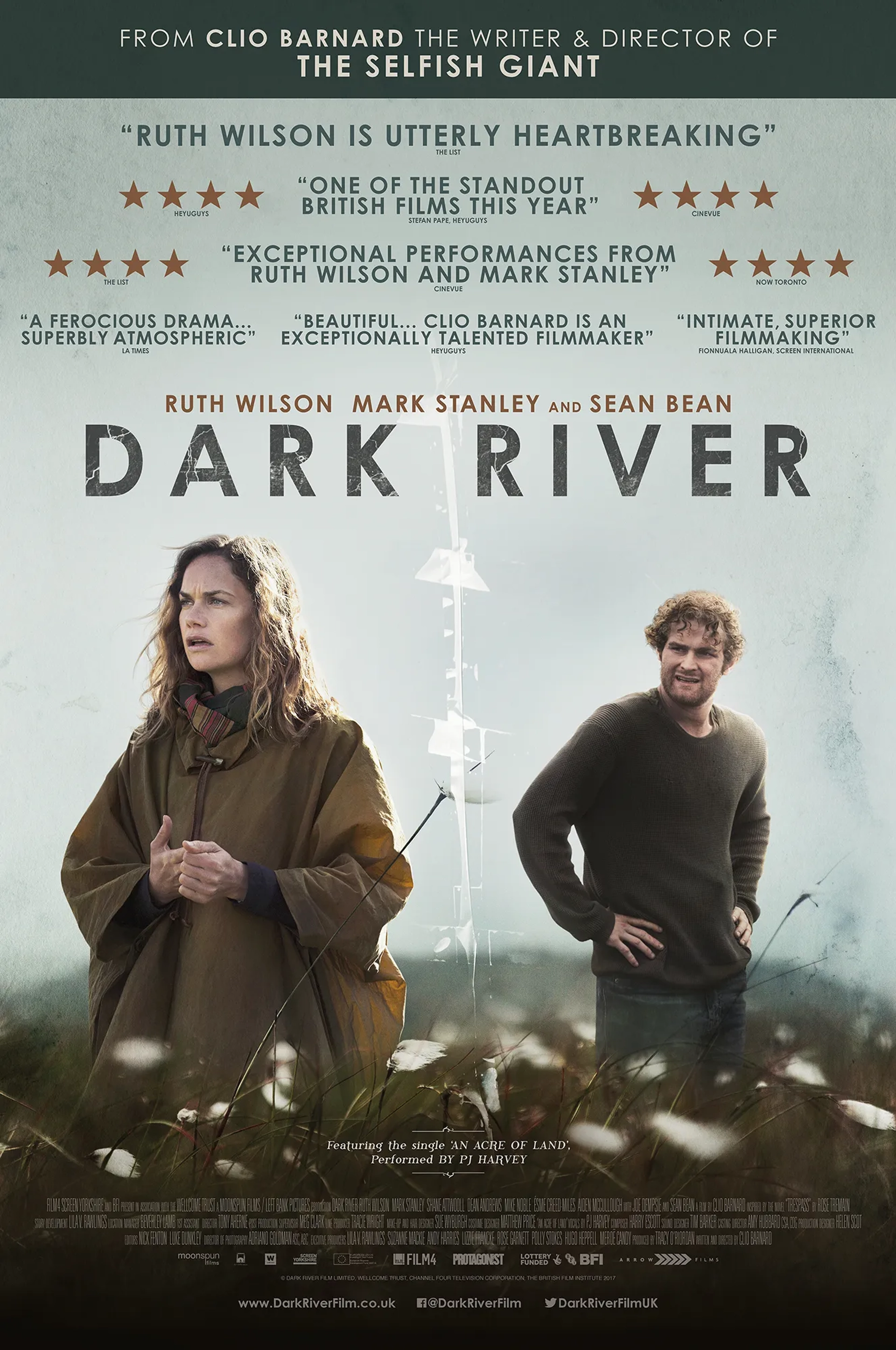 Ruth Wilson and Mark Stanley in Dark River (2017)