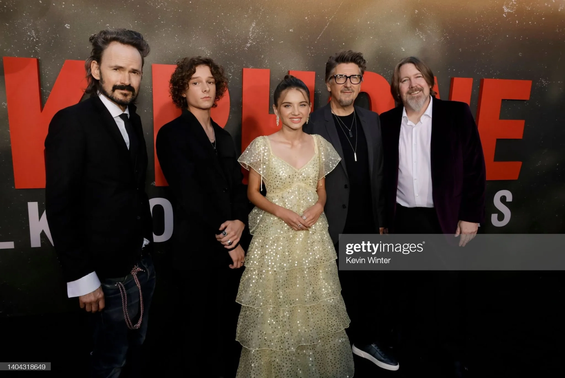 Jeremy Davies, Mason Thames, Madeleline McGraw, Scott Derrickson and C.Robert Cargill at the Premiere of The Black Phone