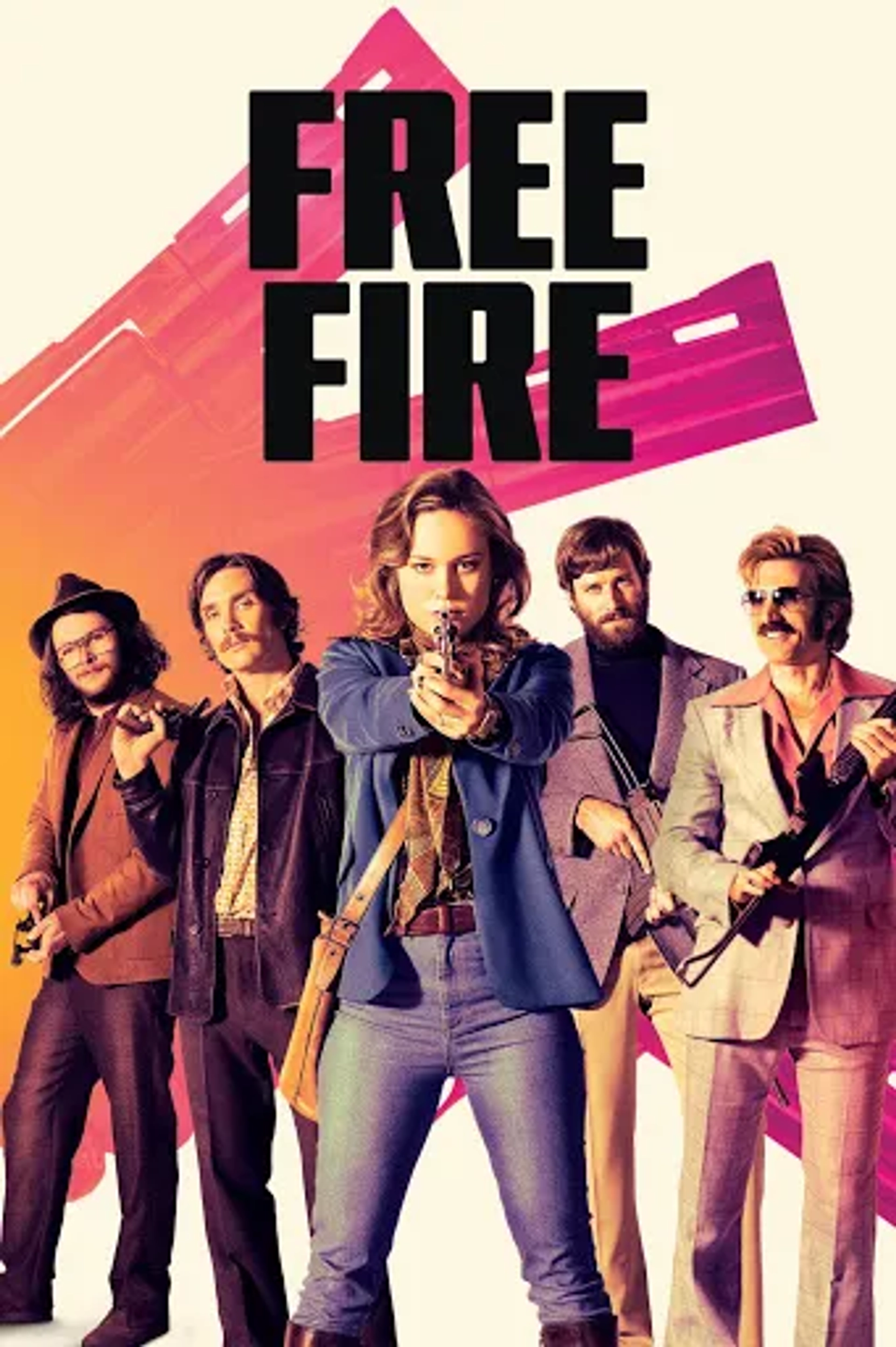 Brie Larson, Cillian Murphy, Sharlto Copley, Armie Hammer, and Jack Reynor in Free Fire (2016)