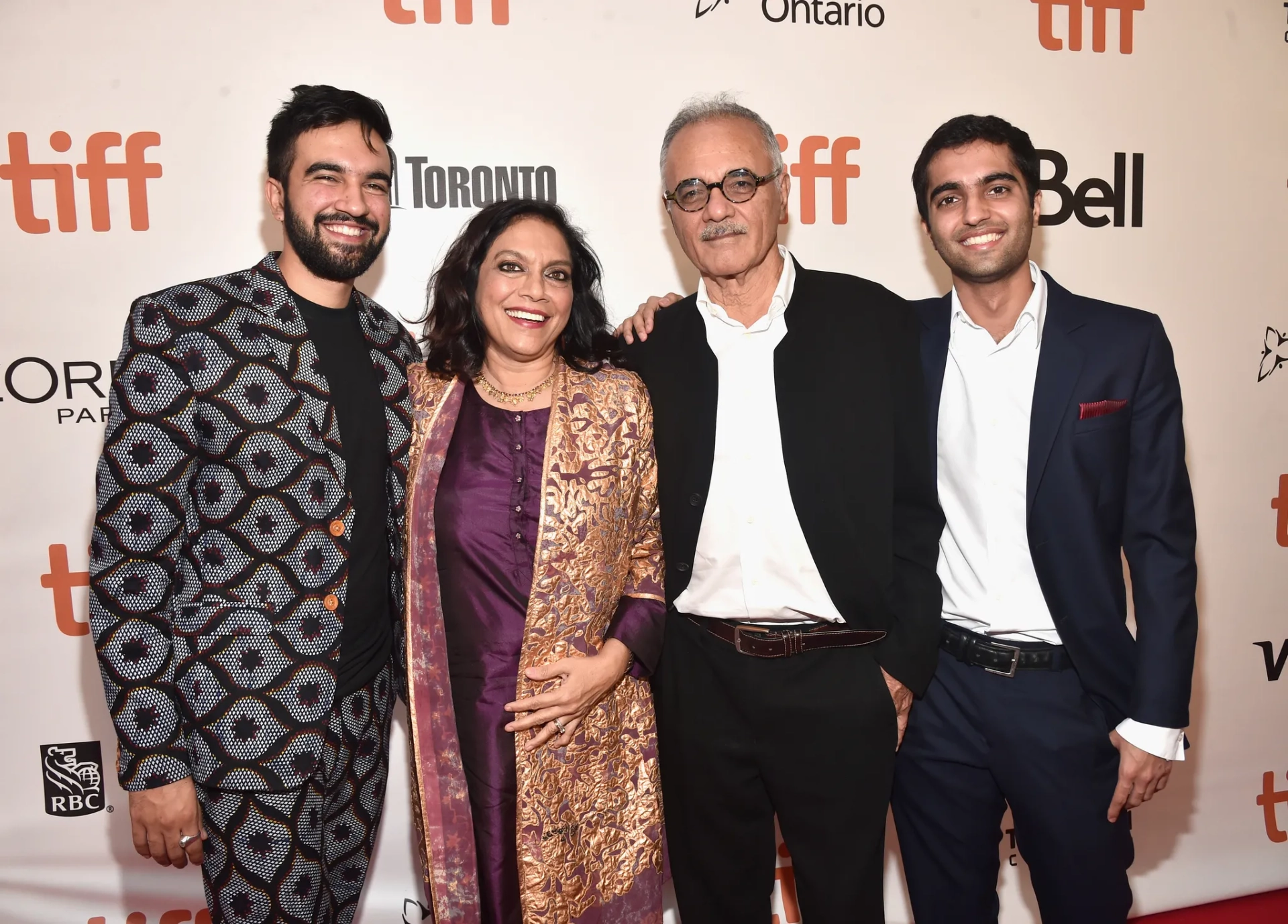 Mahmood Mamdani, Mira Nair, and Zohran Kwame Mamdani at an event for Queen of Katwe (2016)