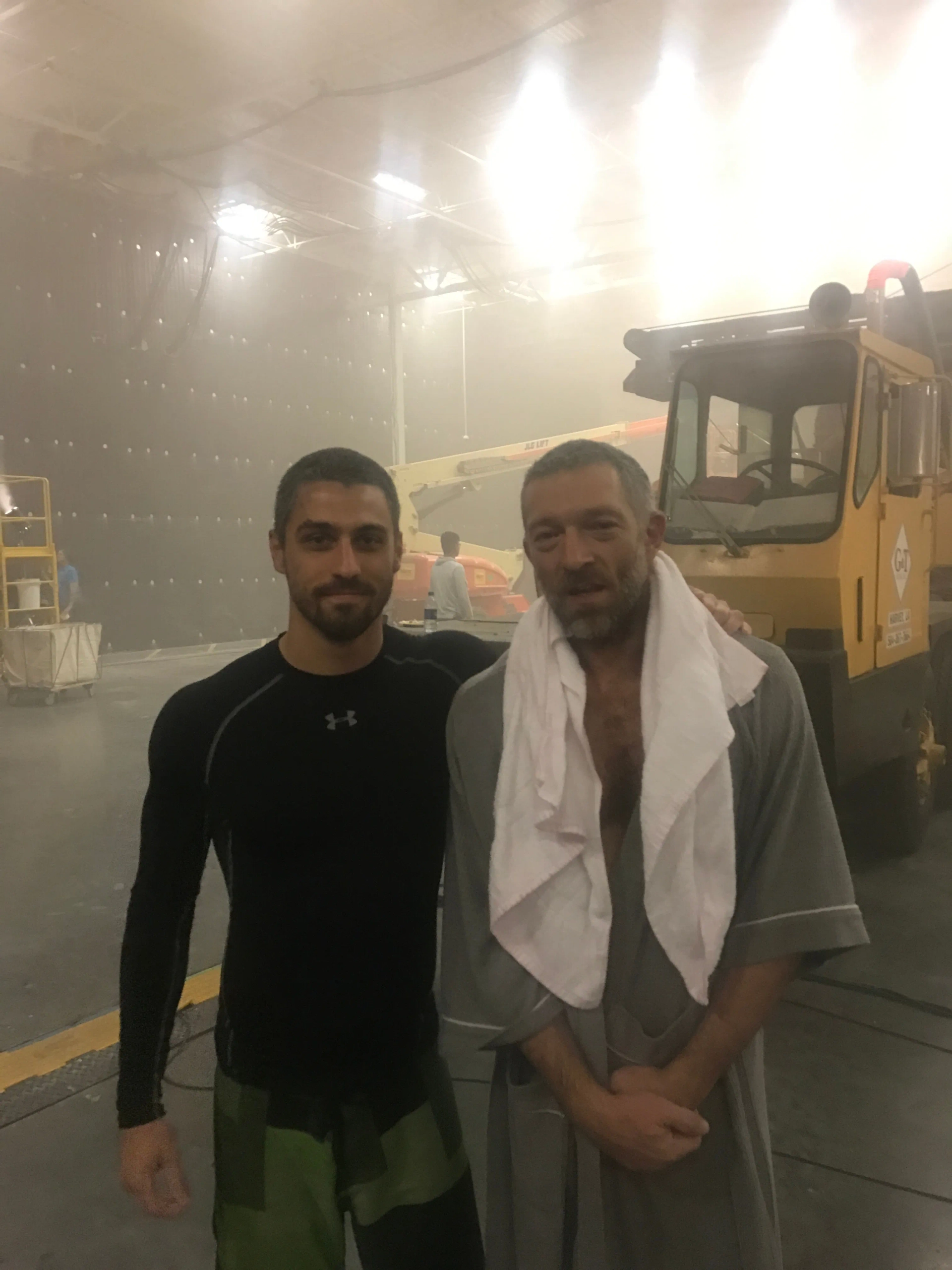 Stunt double for Vincent Cassel on Underwater