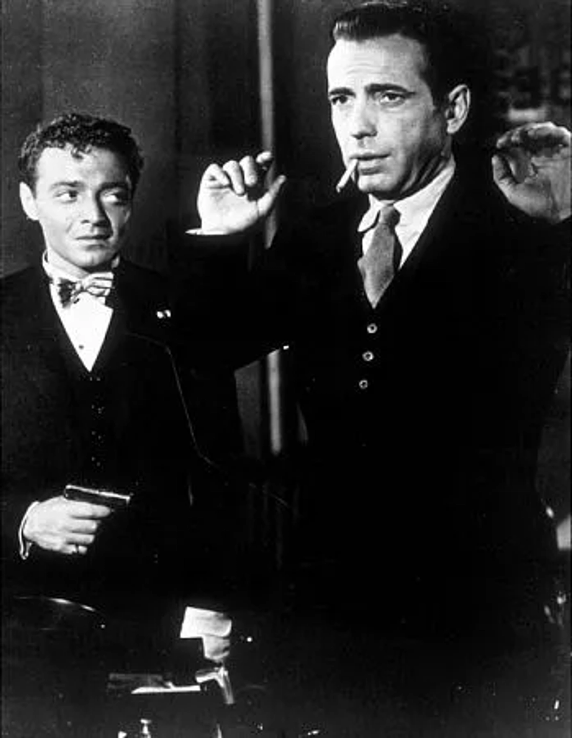 "The Maltese Falcon" Humphrey Bogart and Peter Lorre 1941 Warner Bros.