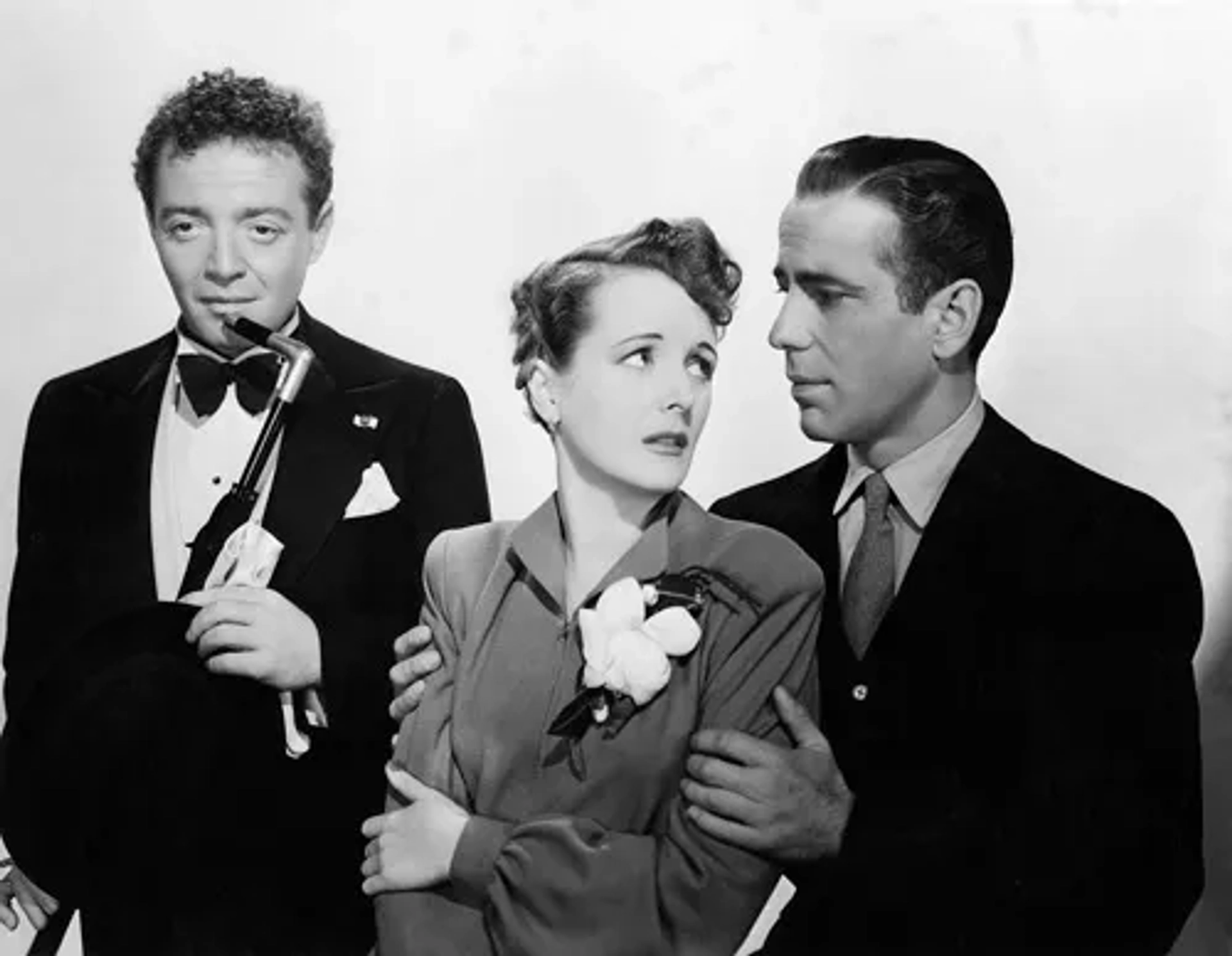 "The Maltese Falcon" Peter Lorre, Mary Astor, Humphrey Bogart 1941 Warner Brothers