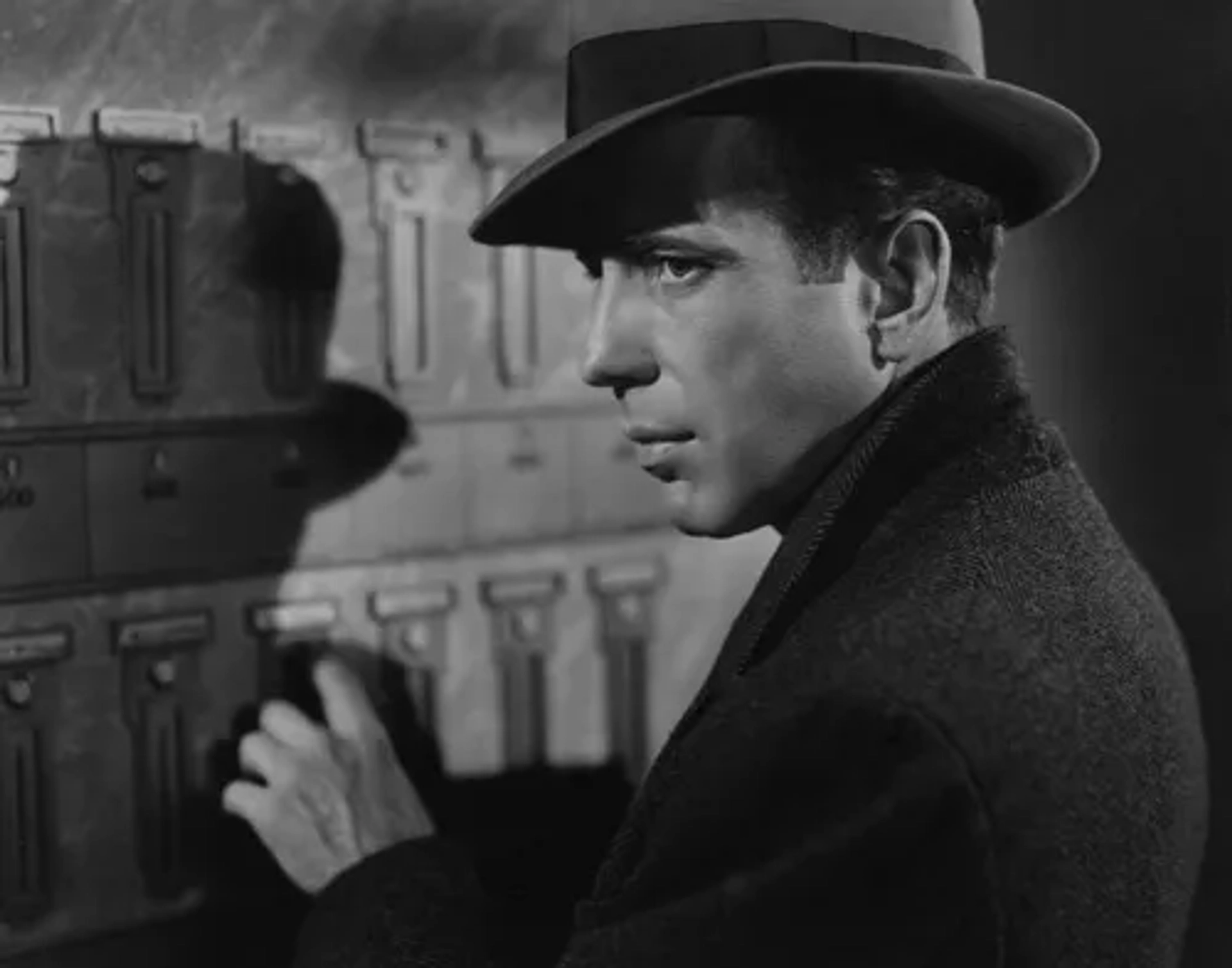 Humphrey Bogart in "The Maltese Falcon"