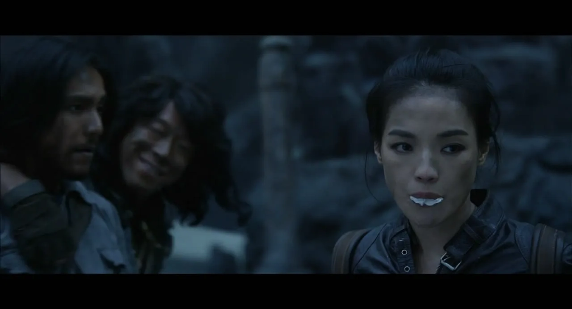 Shu Qi, Kun Chen, and Huang Bo in Mojin: The Lost Legend (2015)