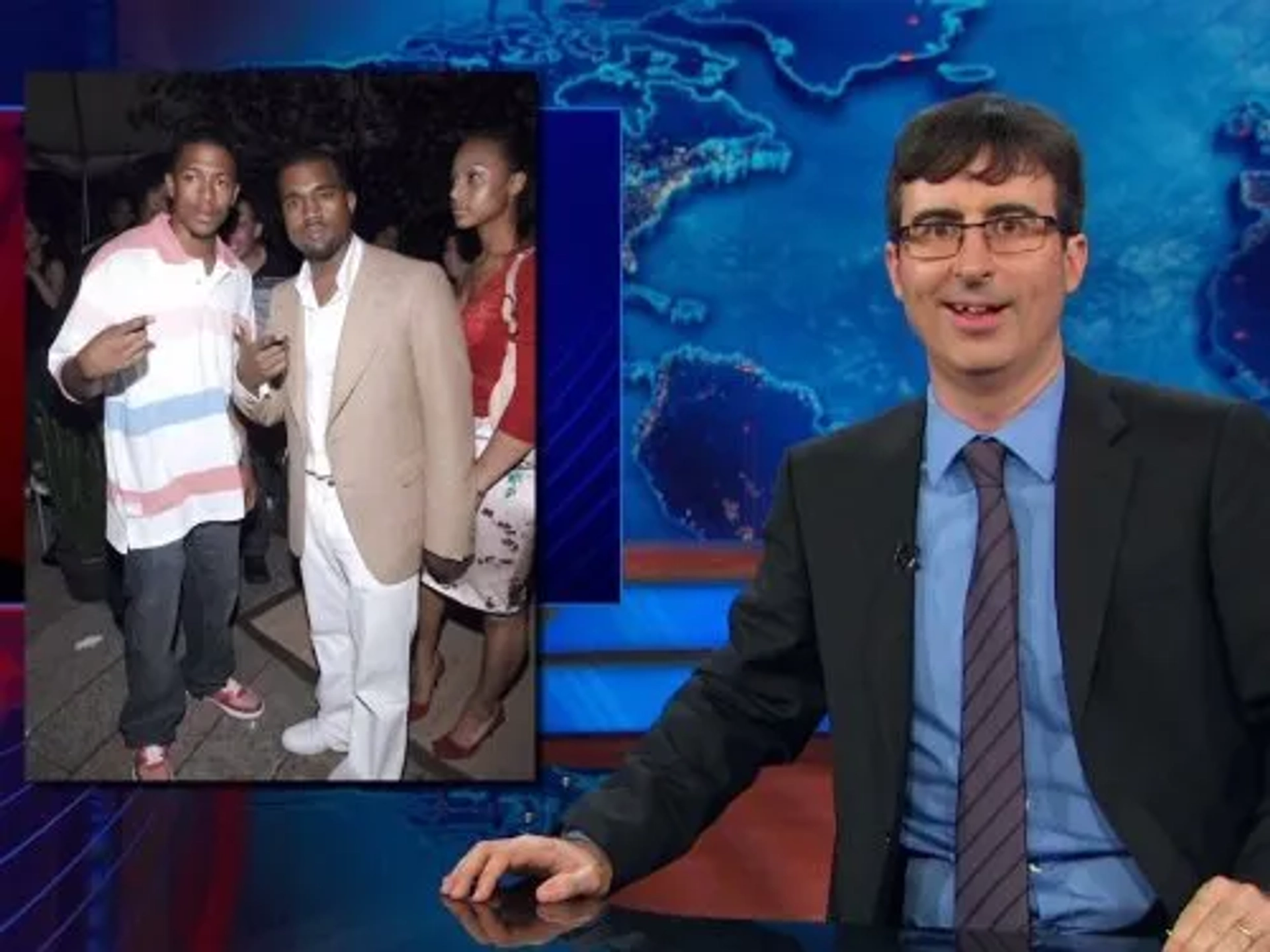 John Oliver and Ye in The Daily Show (1996)