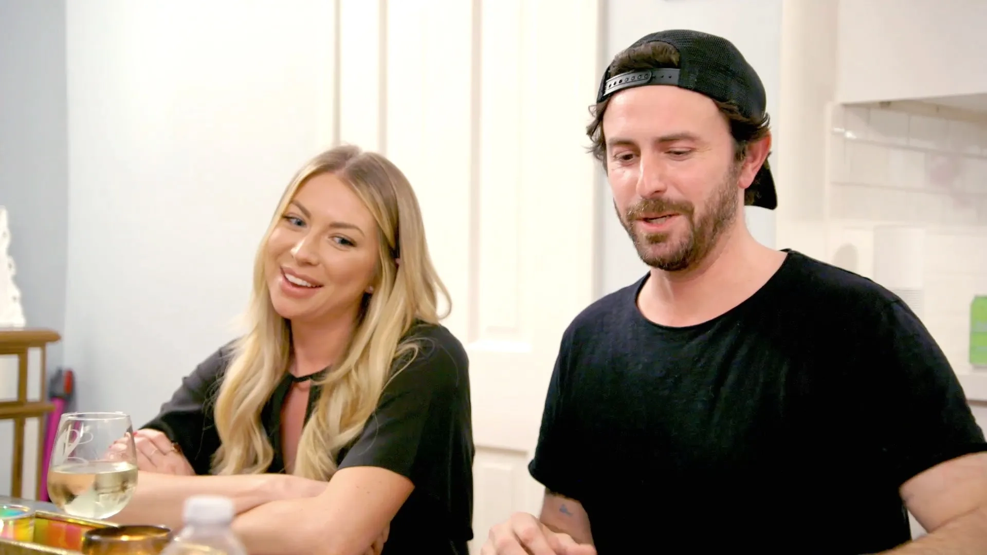 Beau Clark and Stassi Schroeder in Vanderpump Rules: Next Level Rage Texts (2020)