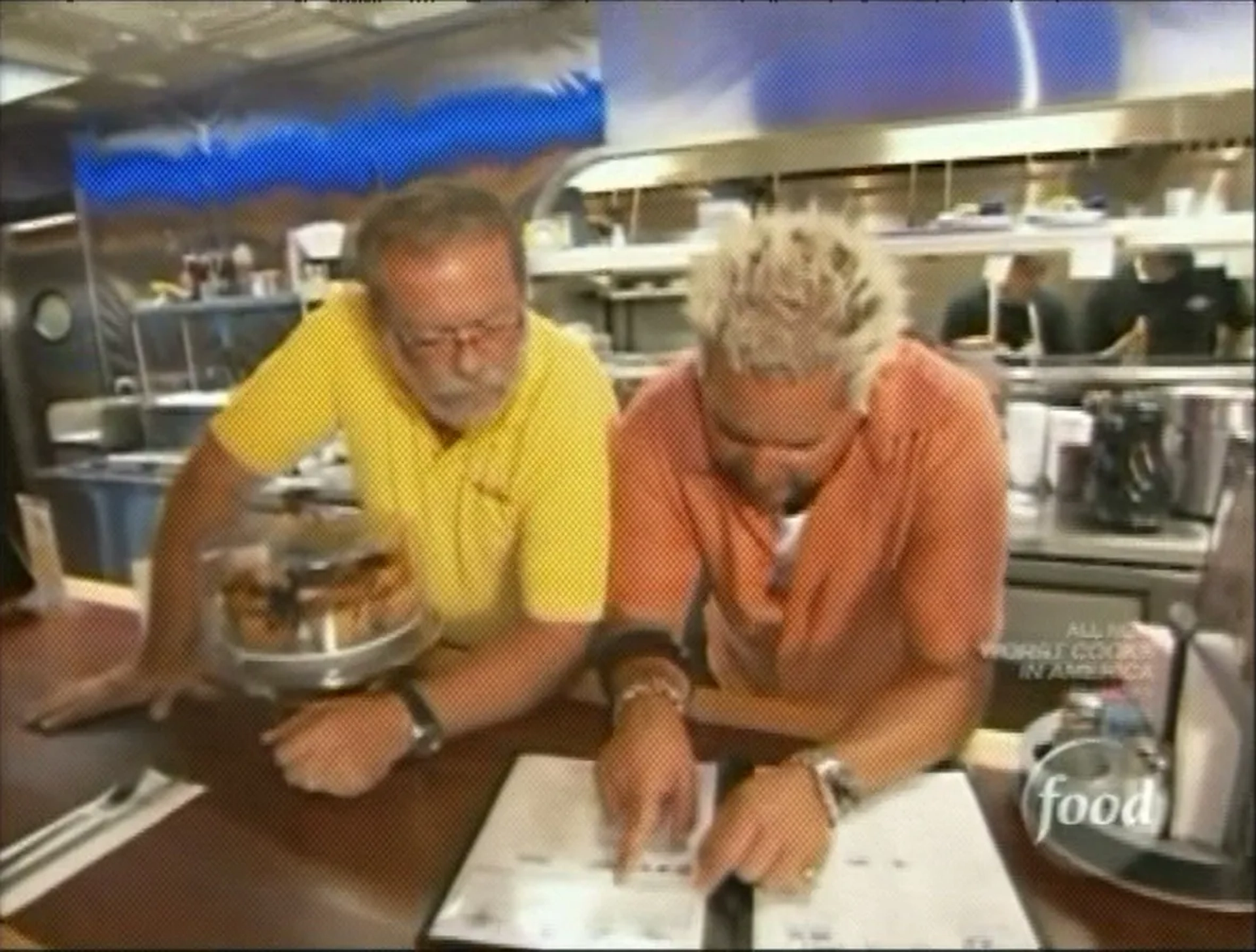 Stu Segall and Guy Fieri in Diners, Drive-ins and Dives (2006)