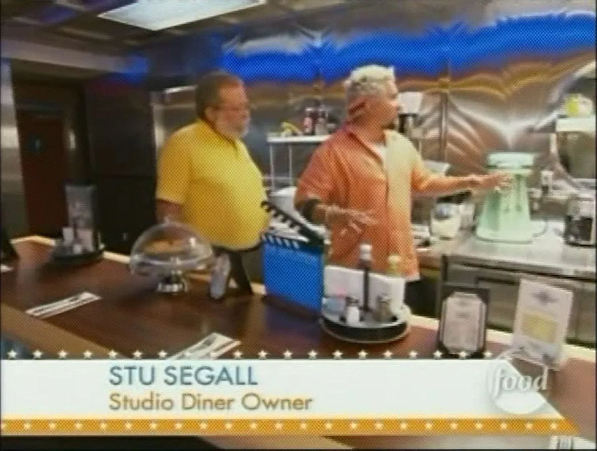 Stu Segall and Guy Fieri in Diners, Drive-ins and Dives (2006)