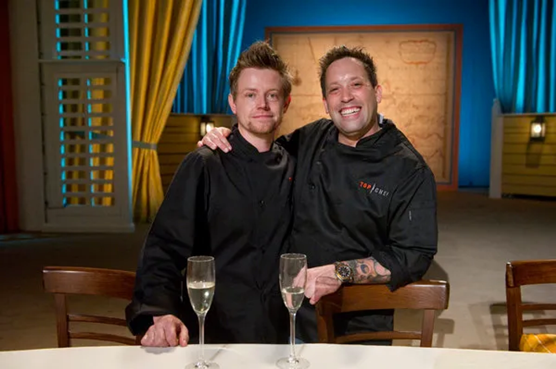 Richard Blais and Michael Isabella in Top Chef (2006)