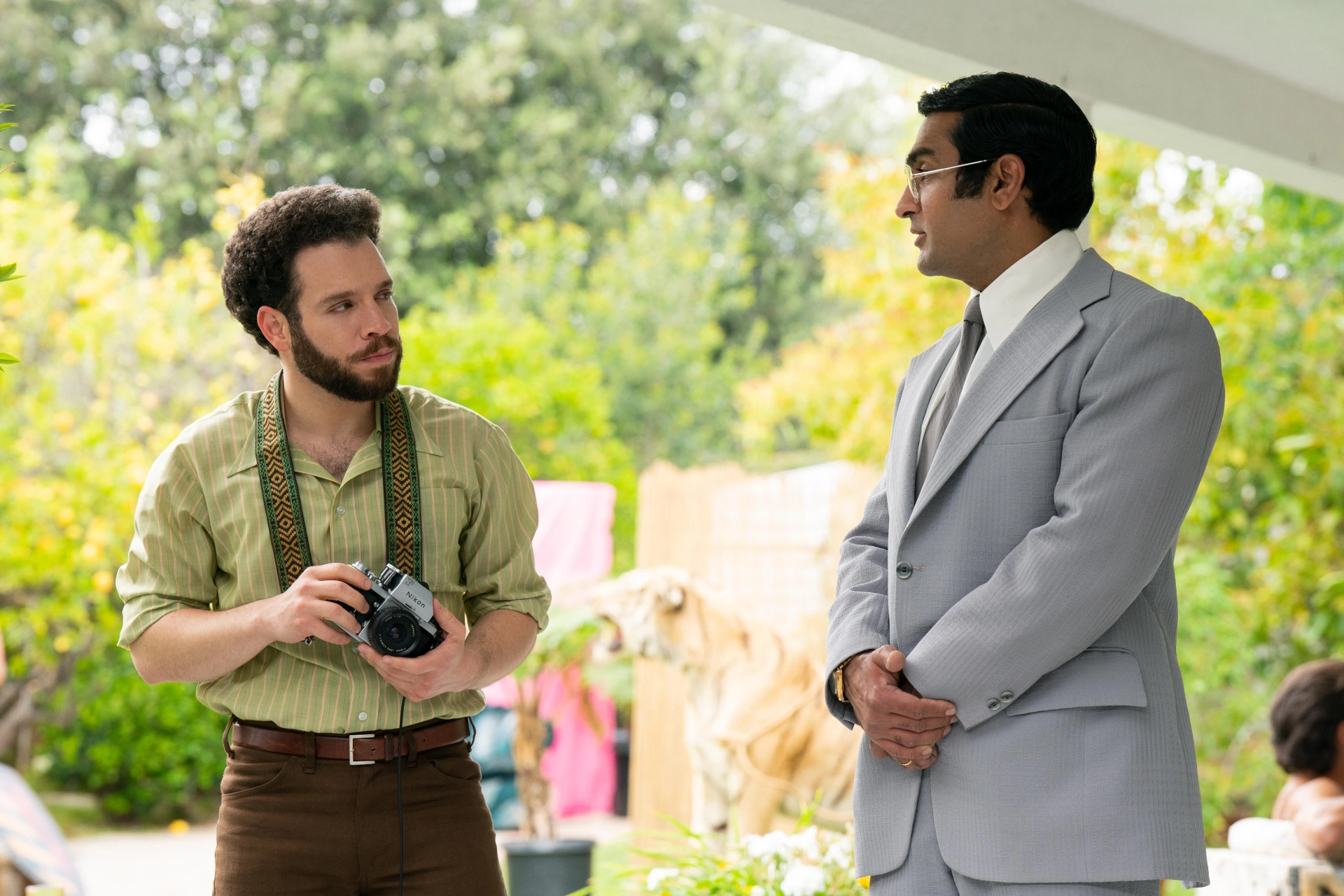 Robin de Jesus and Kumail Nanjiani in Welcome to Chippendales (2022)