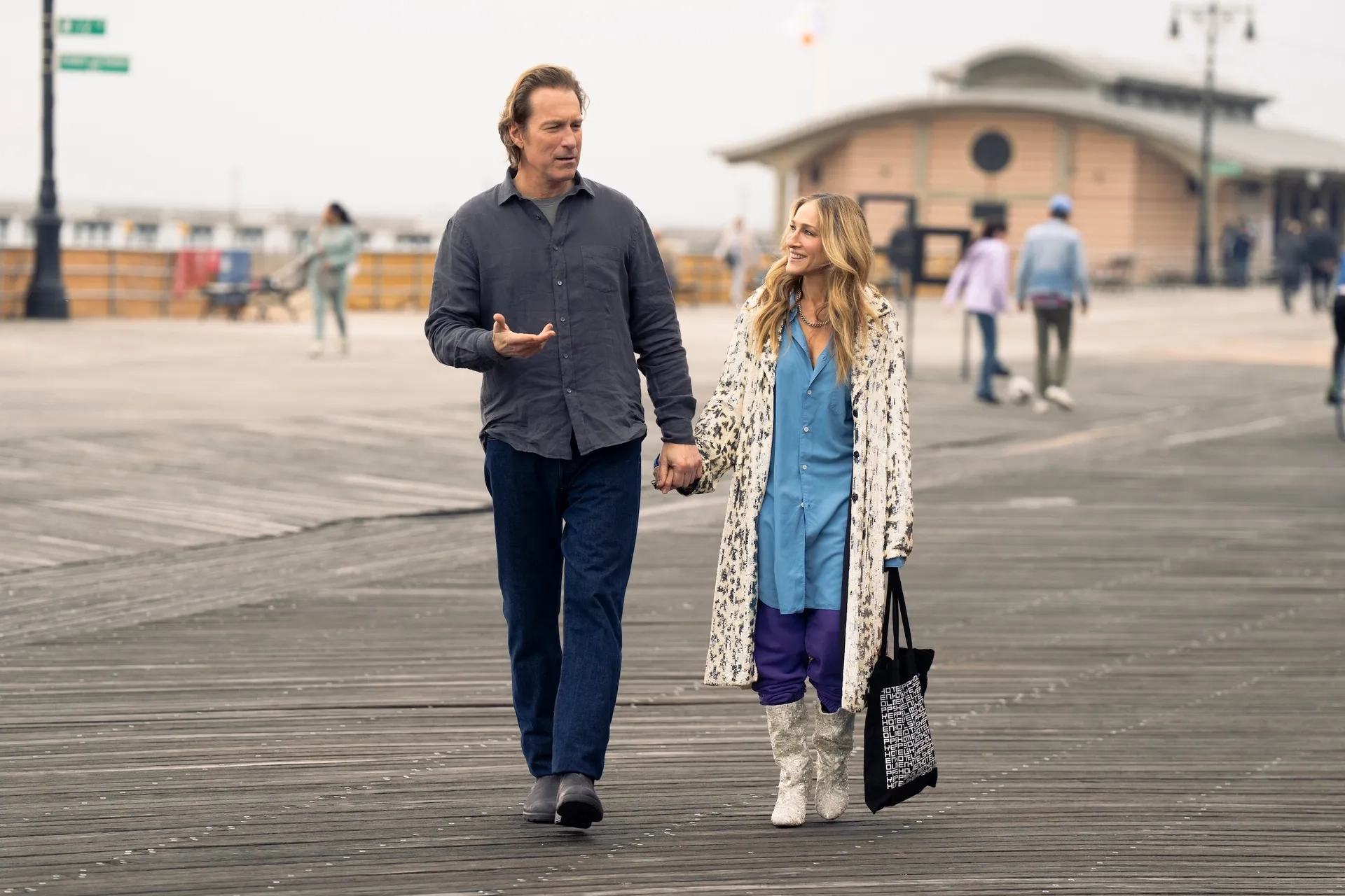 Sarah Jessica Parker and John Corbett in And Just Like That... (2021)