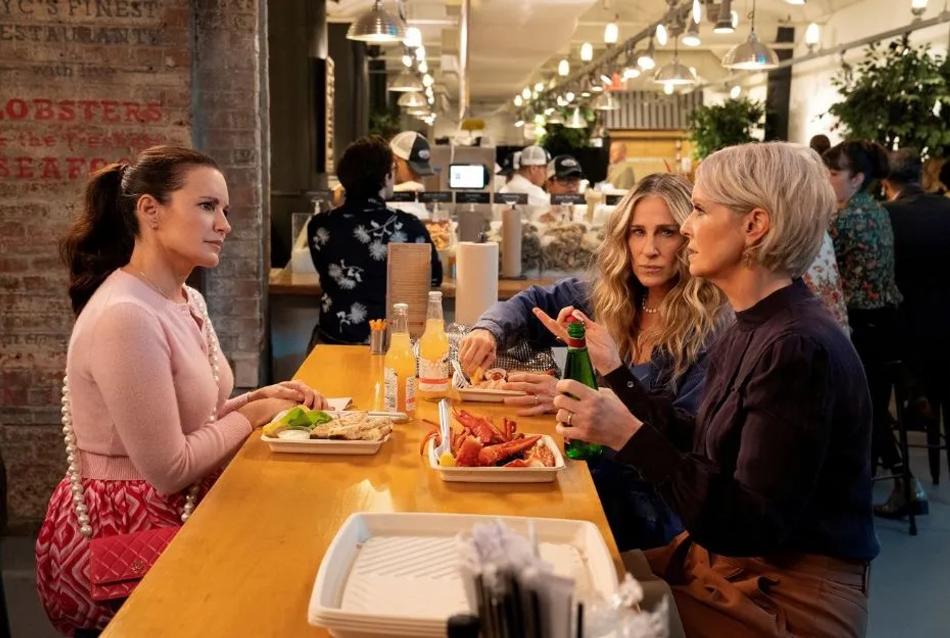 Sarah Jessica Parker, Kristin Davis, and Cynthia Nixon in And Just Like That... (2021)