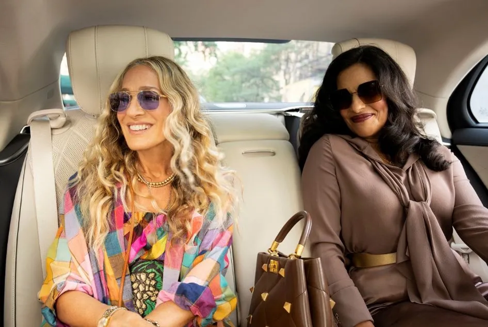 Sarah Jessica Parker and Sarita Choudhury in And Just Like That... (2021)