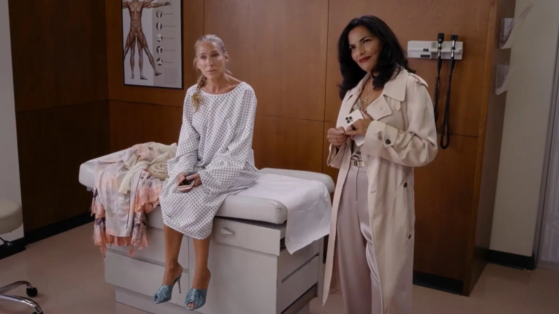 Sarah Jessica Parker and Sarita Choudhury in And Just Like That... (2021)