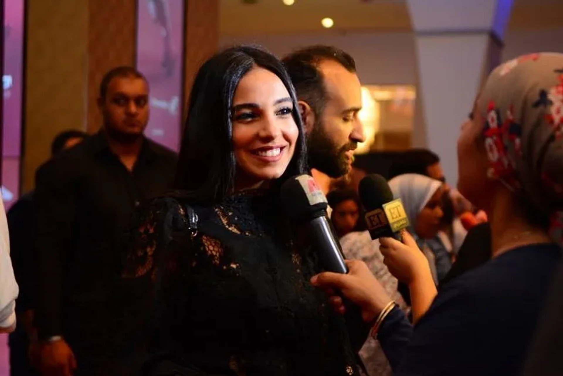 Amr Salama and Salma Abu-Deif at an event for Sheikh Jackson (2017)