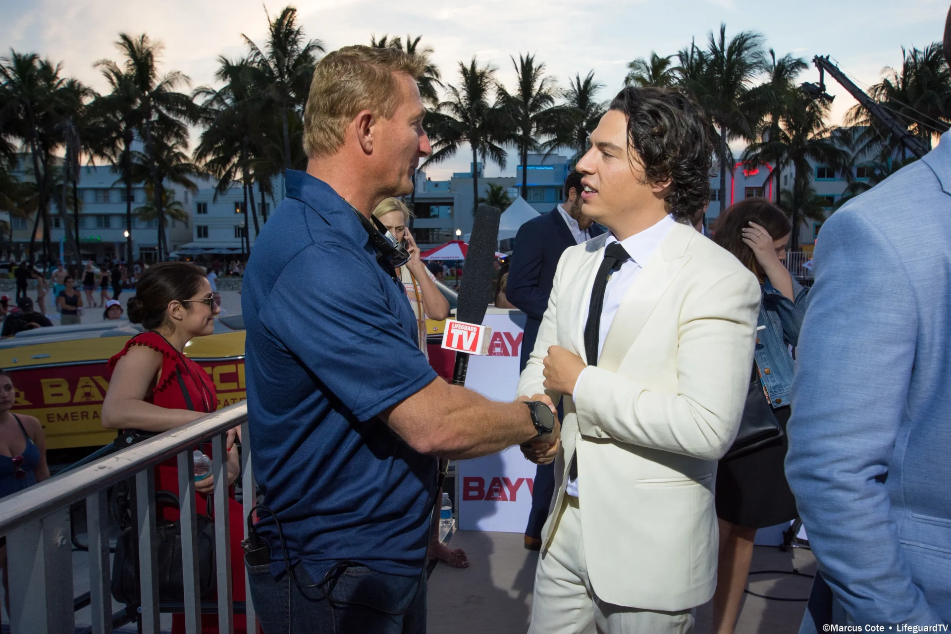 Lifeguard Tv host Wyatt Werneth speaks with Baywatch star Jon Bass