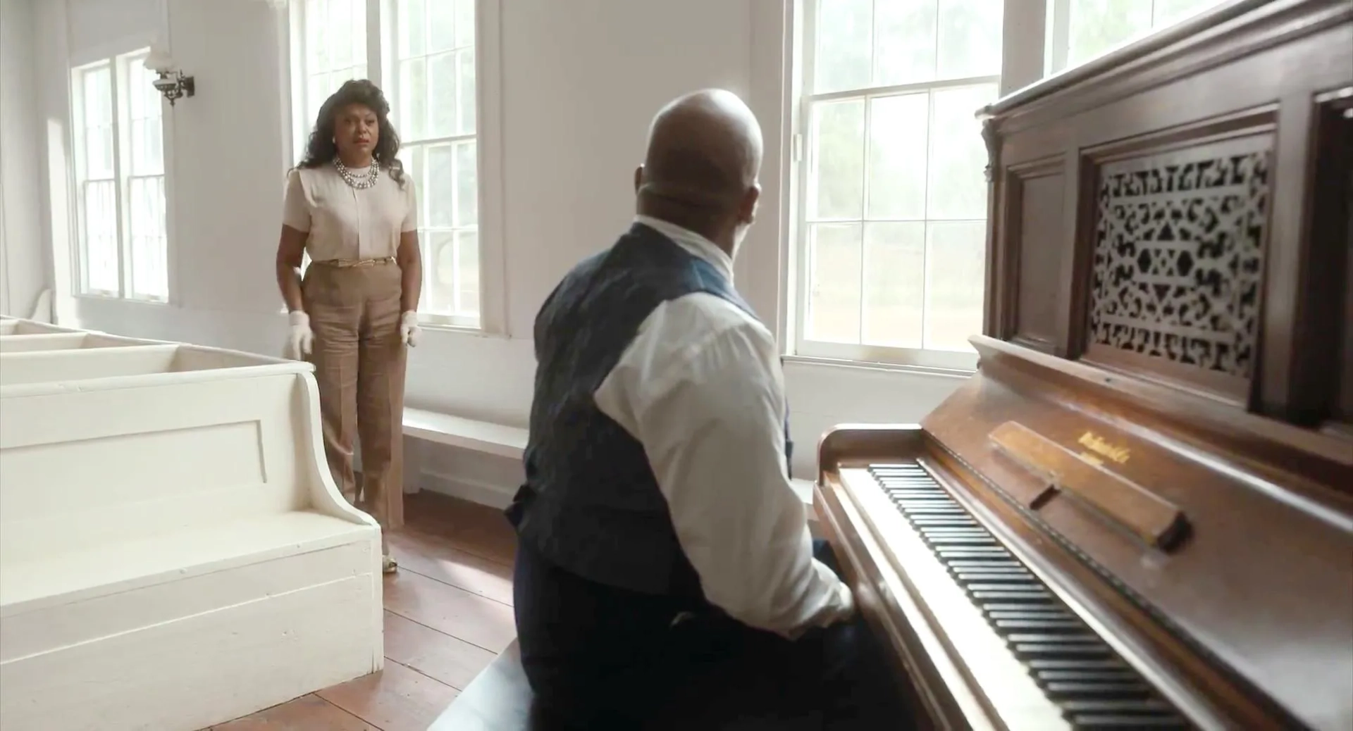 David Alan Grier and Taraji P. Henson in The Color Purple (2023)