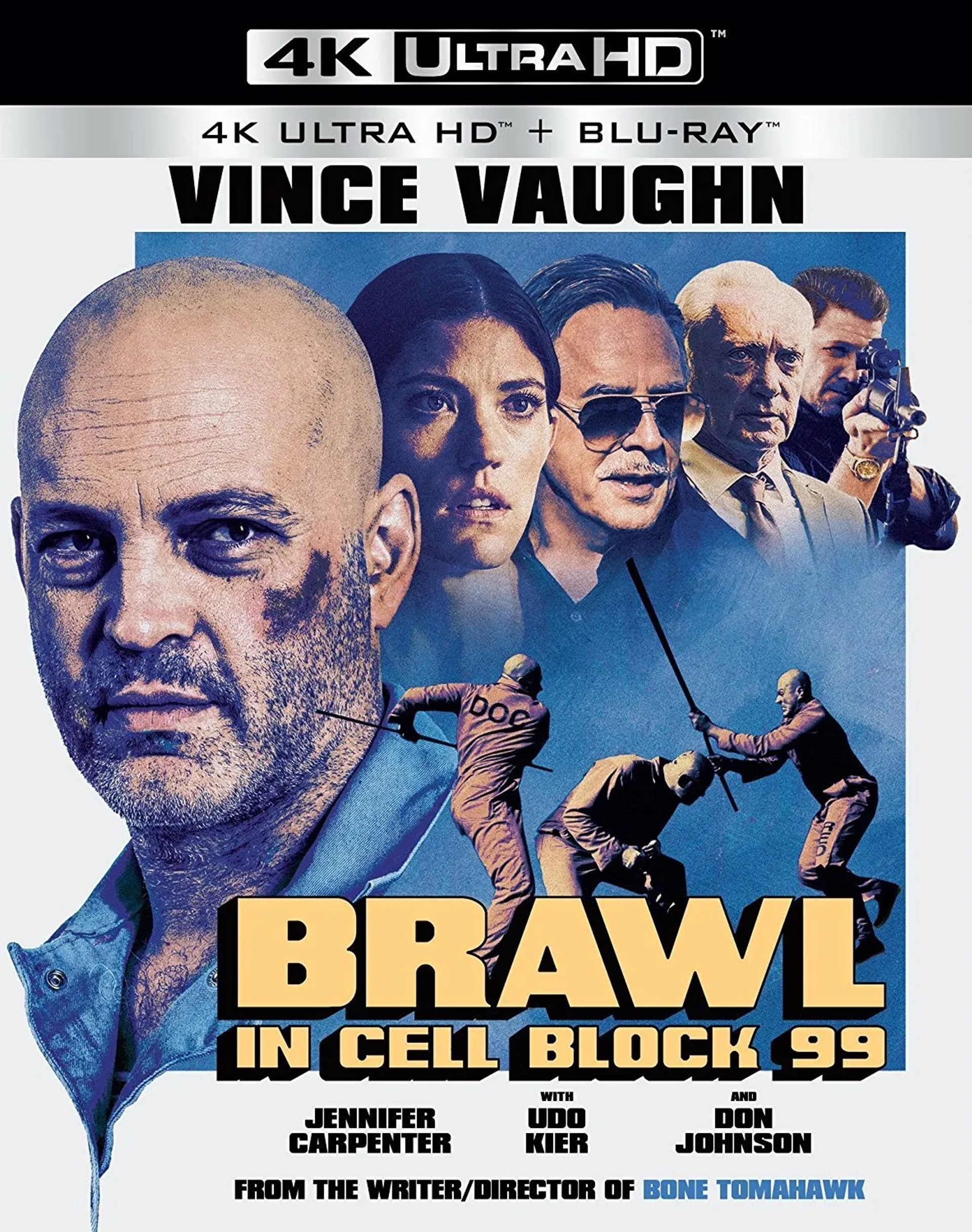 Vince Vaughn, Udo Kier, and Jennifer Carpenter in Brawl in Cell Block 99 (2017)