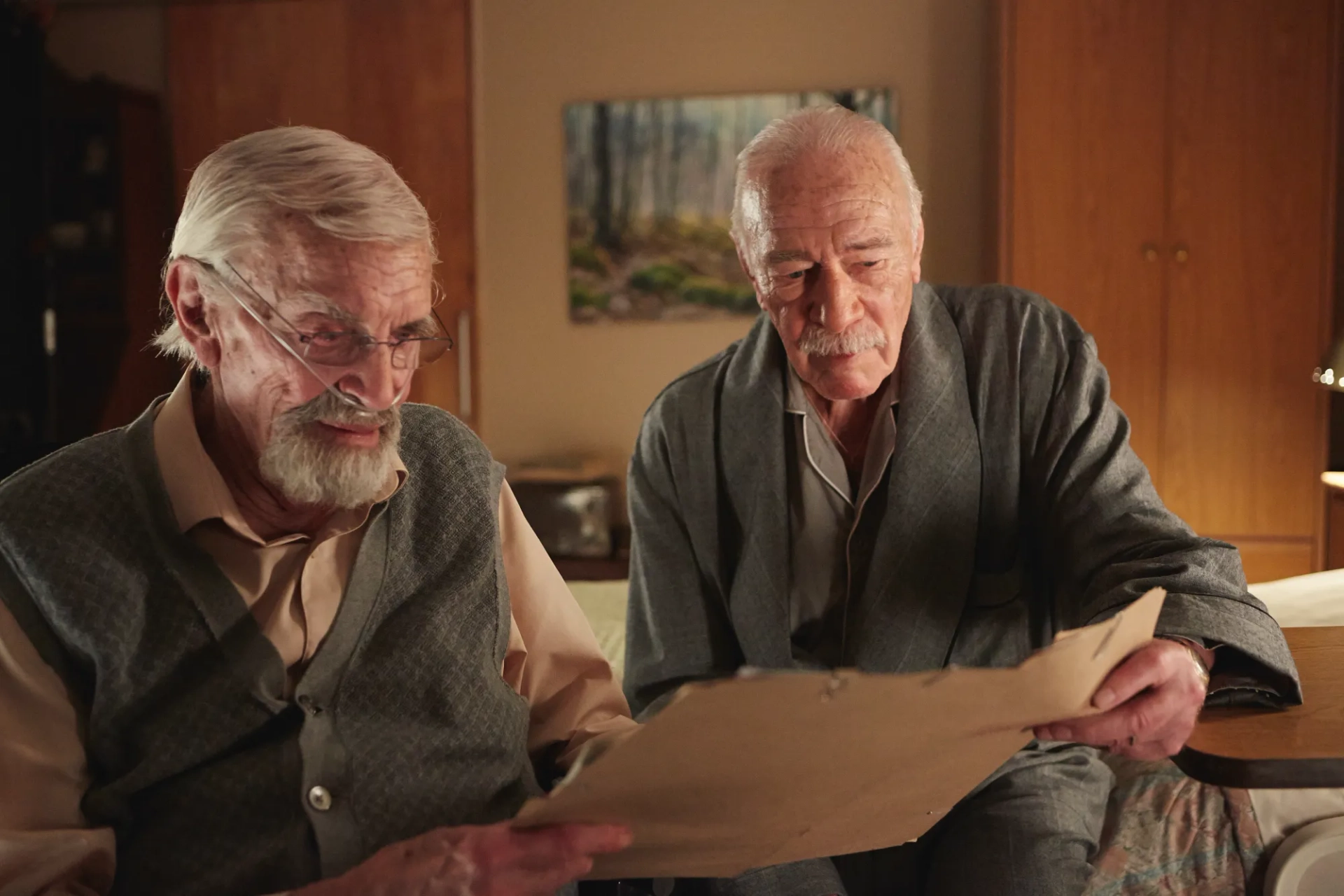 Martin Landau and Christopher Plummer in Remember (2015)