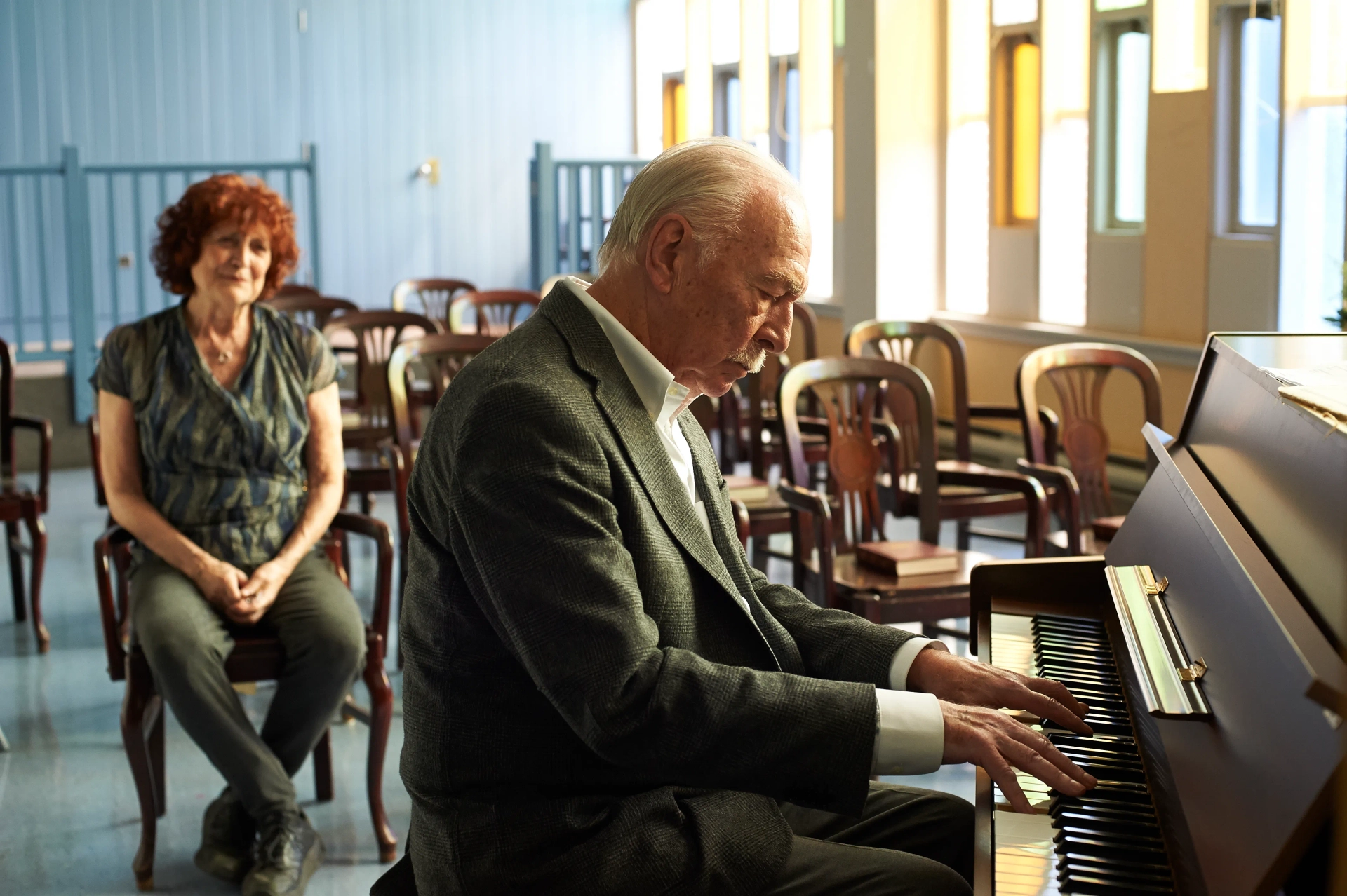 Christopher Plummer and Lory Wainberg in Remember (2015)