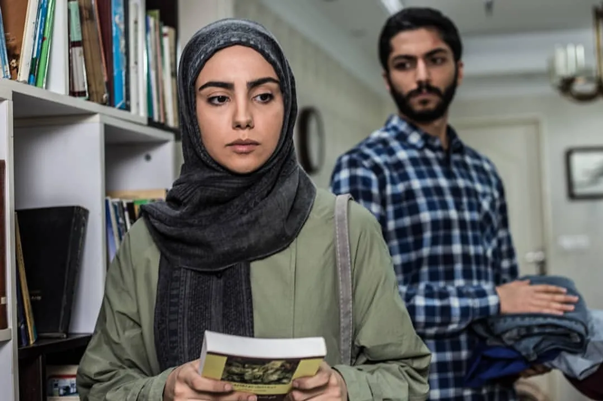 Keisan Dibaj and Mahdis Tavakoli in From Destiny (2019)