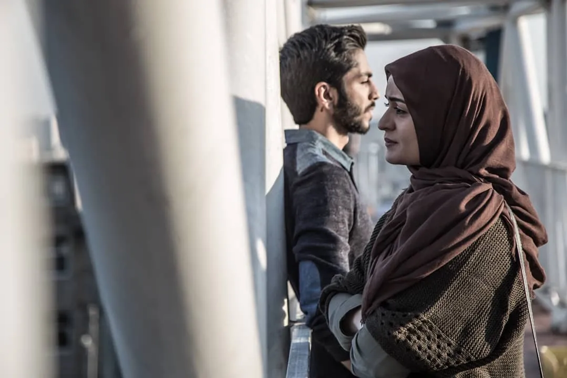 Keisan Dibaj and Fatima Baharmast in From Destiny (2019)