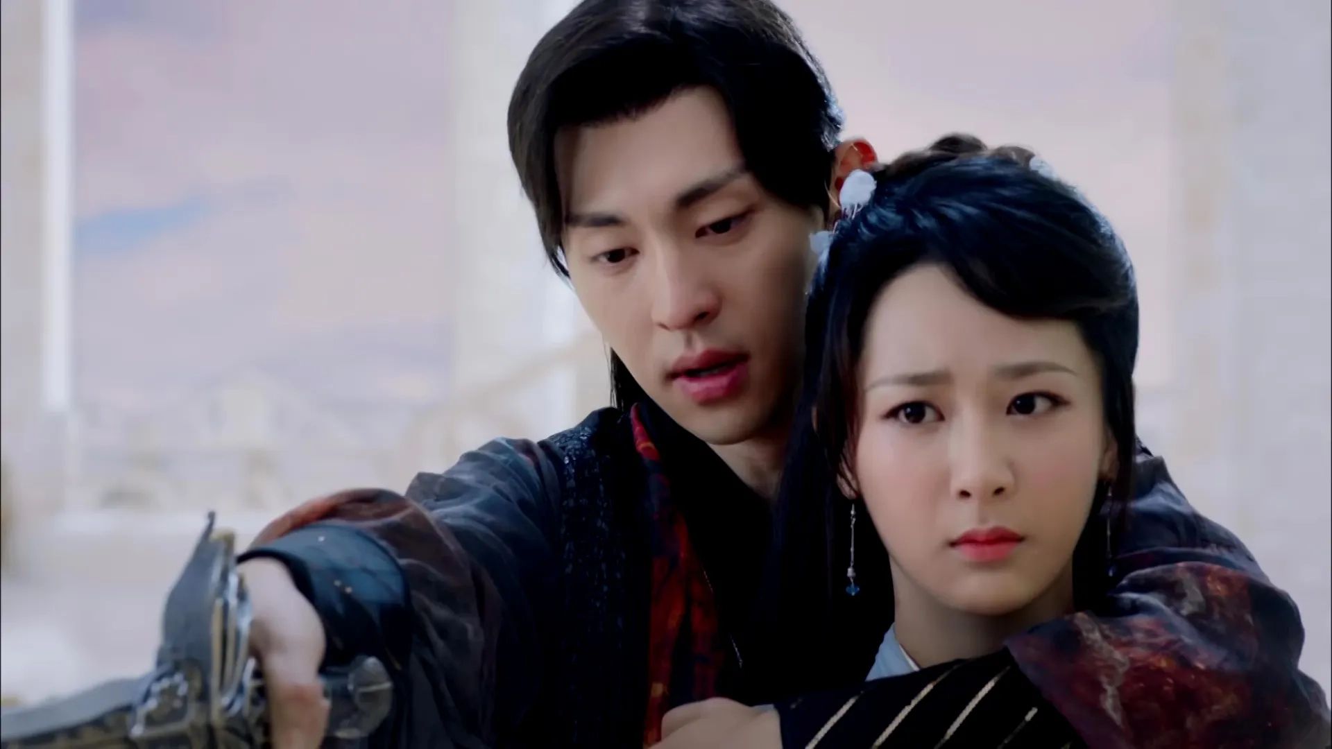 Zi Yang and Allen Deng in Ashes of Love (2018)